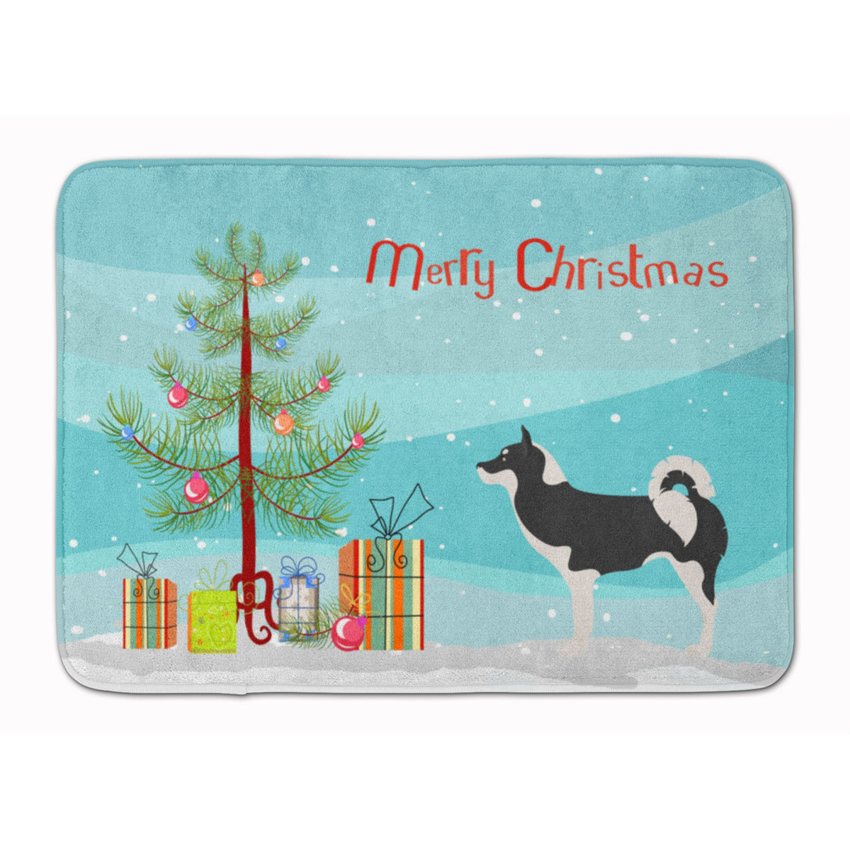 Caroline'S Treasures Greenland Dog Christmas Floor Mat, 19Hx27W, Multicolor
