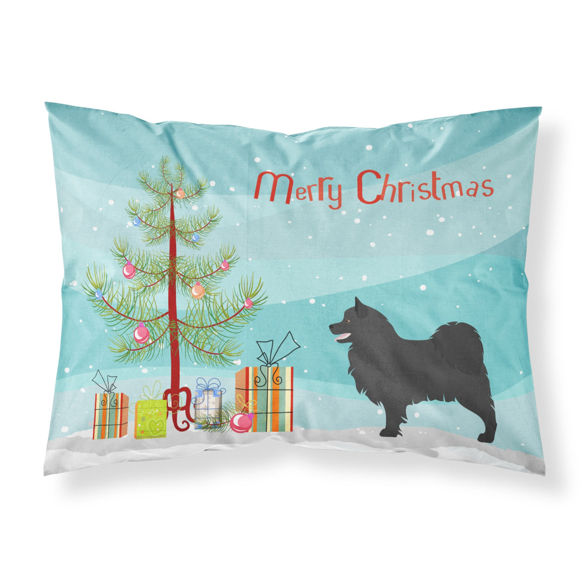 Caroline'S Treasures Swedish Lapphund Pillowcase, Standard, Christmas Tree