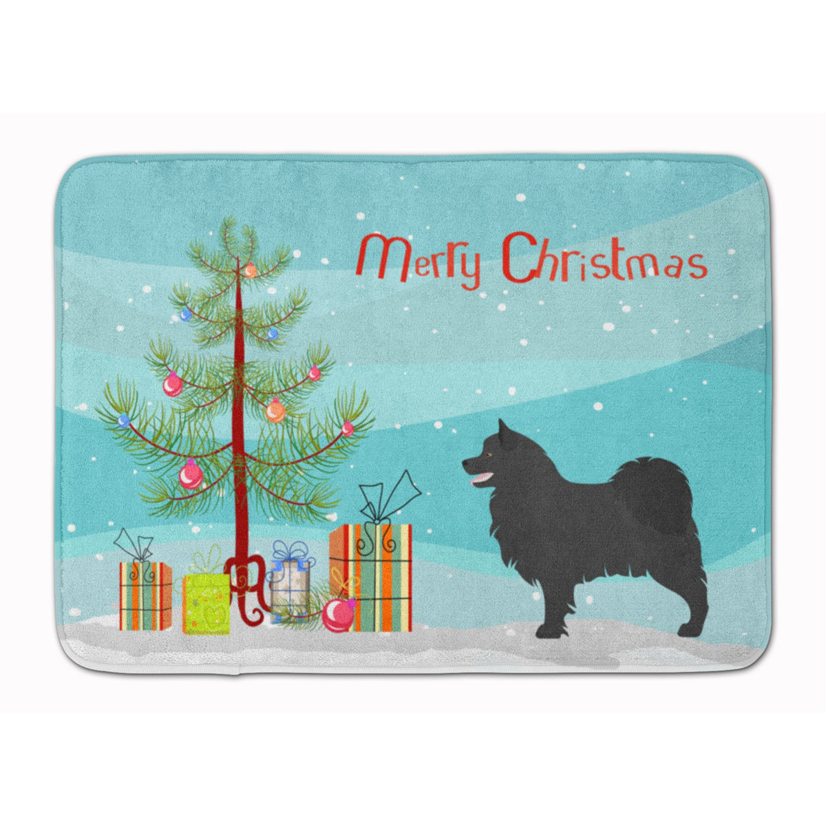 Caroline'S Treasures Swedish Lapphund Christmas Floor Mat, 19Hx27W, Multicolor