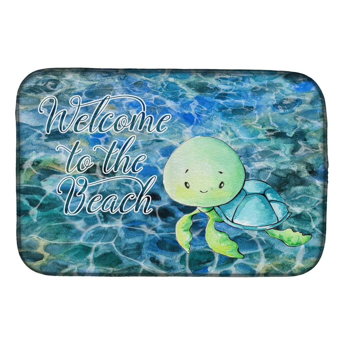 Caroline'S Treasures Bb8520Ddm Dish Drying Mat, 14 X 21, Multicolor