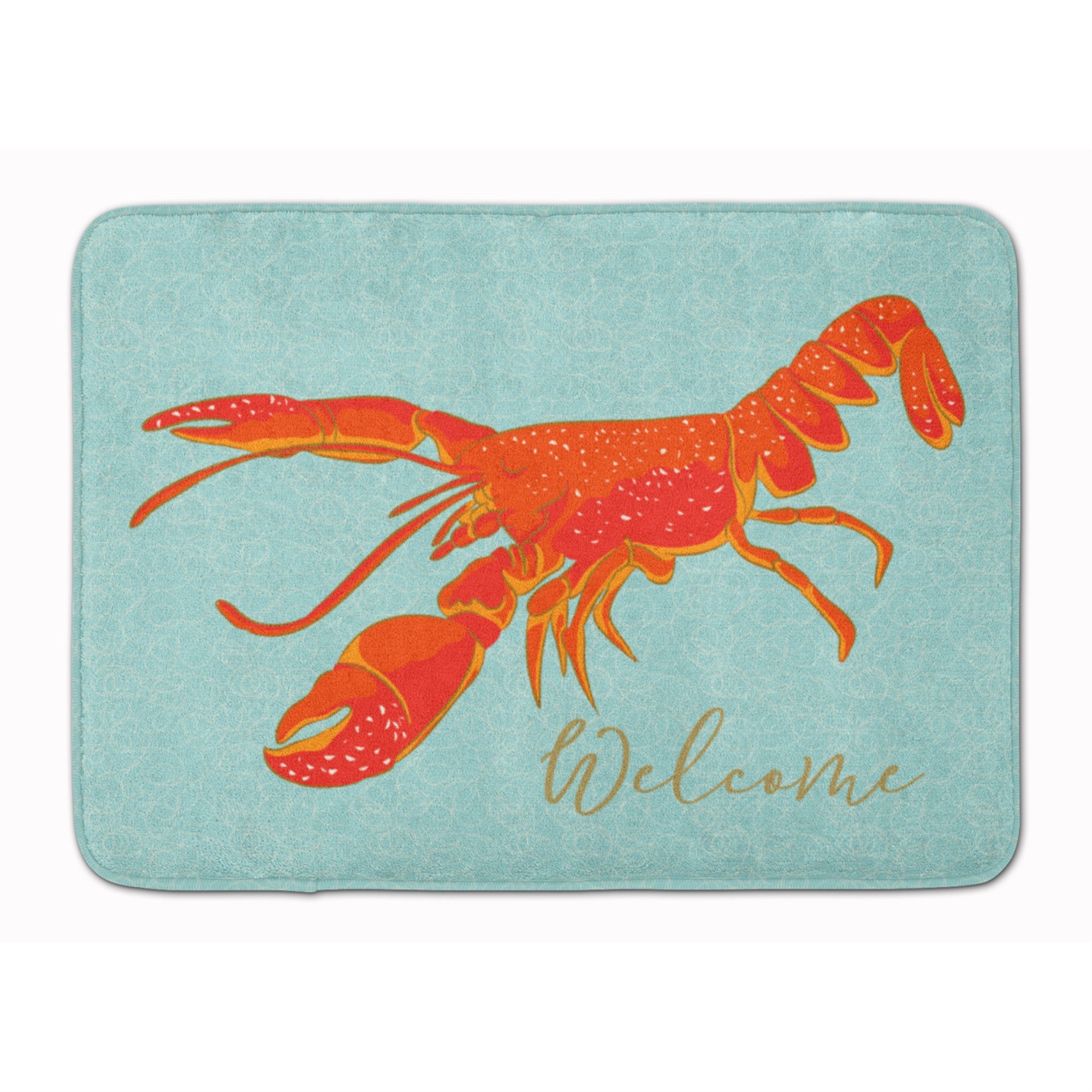Caroline'S Treasures Lobster Welcome Floor Mat, 19 X 27, Multicolor