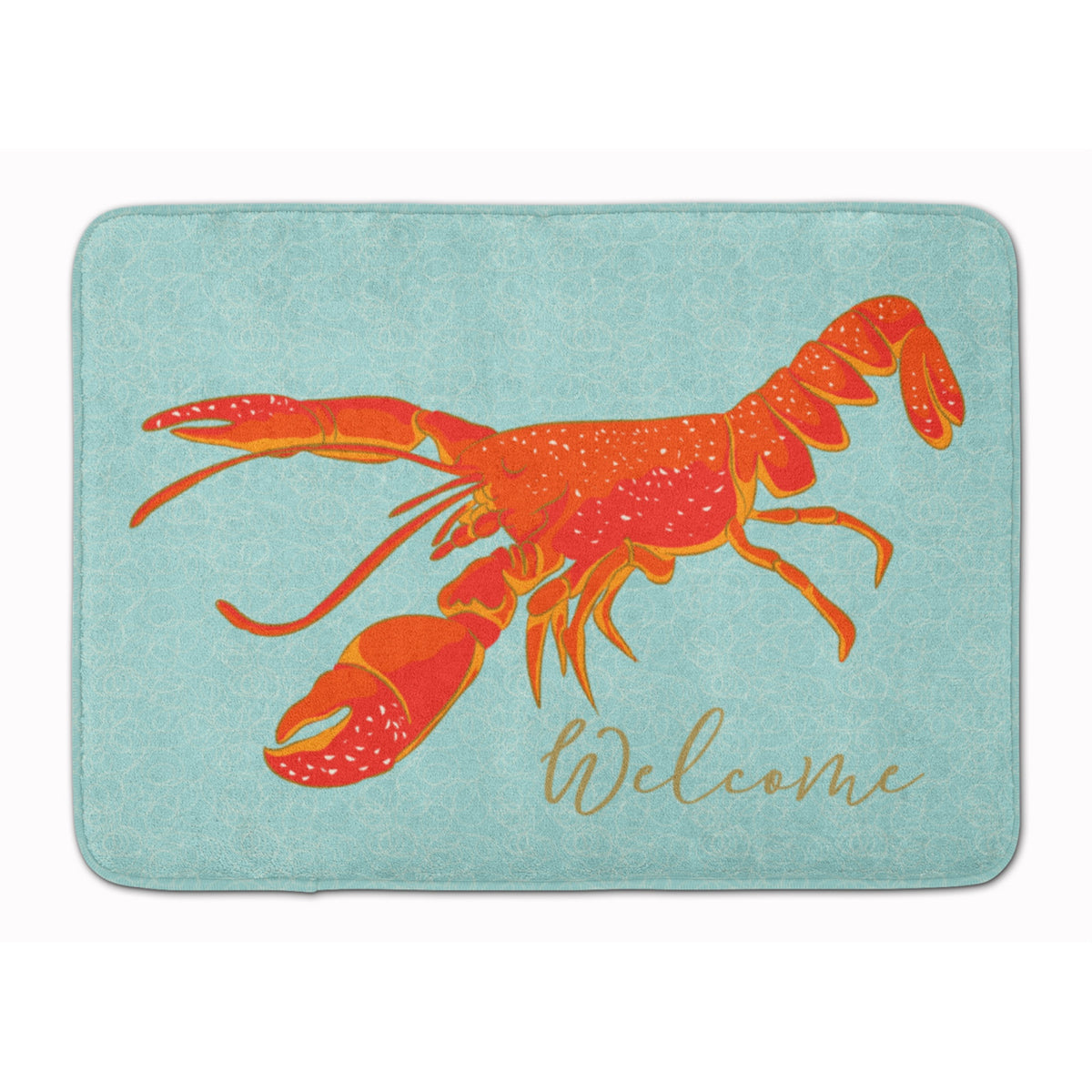 Caroline'S Treasures Lobster Welcome Floor Mat, 19 X 27, Multicolor
