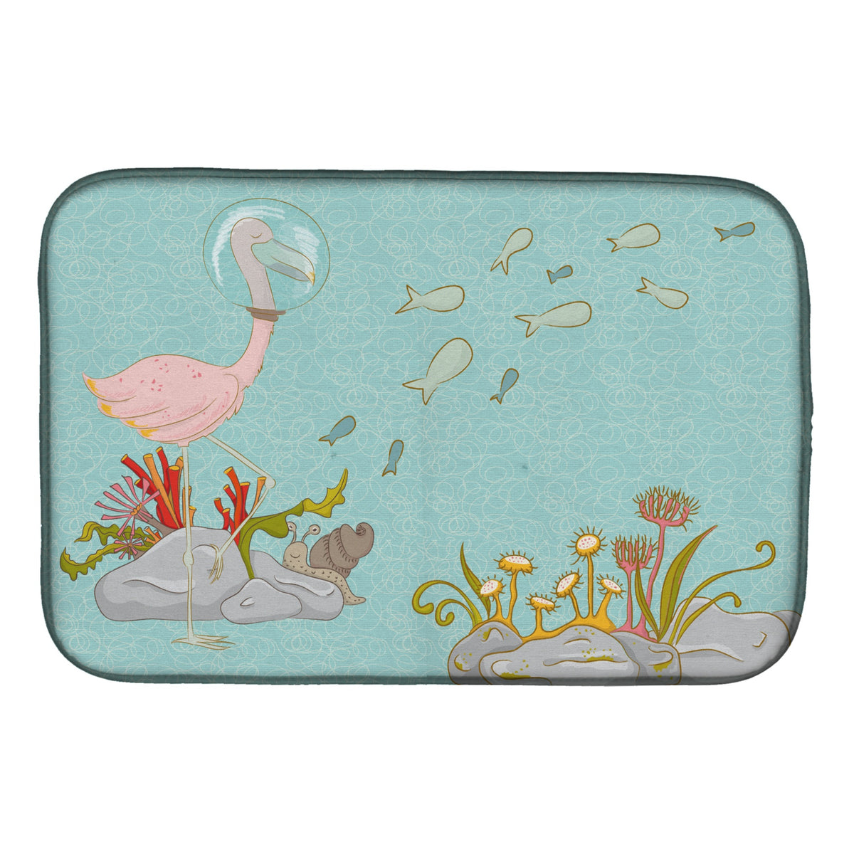 Caroline'S Treasures Bb8535Ddm Dish Drying Mat, 14 X 21
