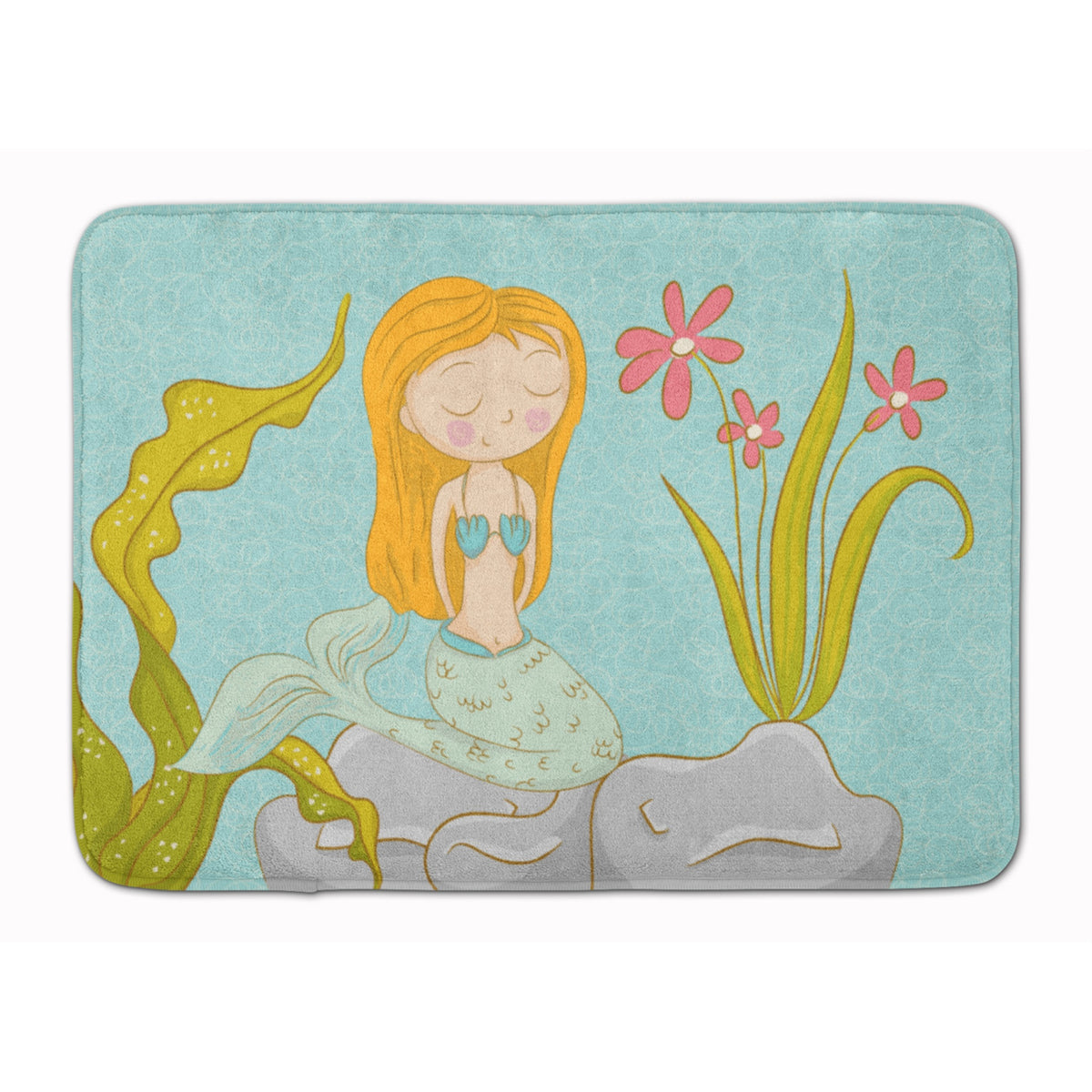 Caroline'S Treasures Mermaid Underwater Scene Floor Mat, 19 X 27, Multicolor