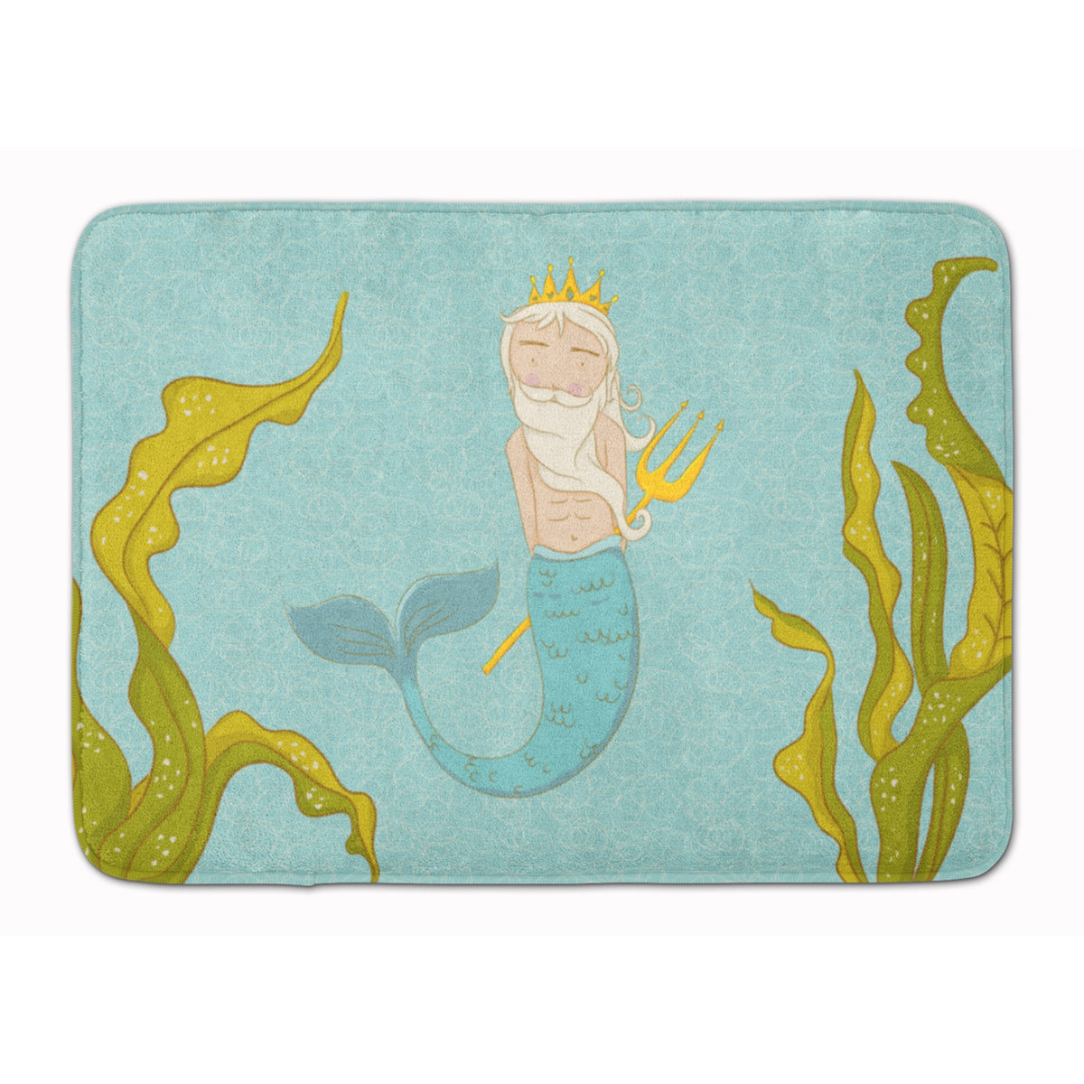 Caroline'S Treasures Neptune Merman Floor Mat, 19 X 27, Multicolor