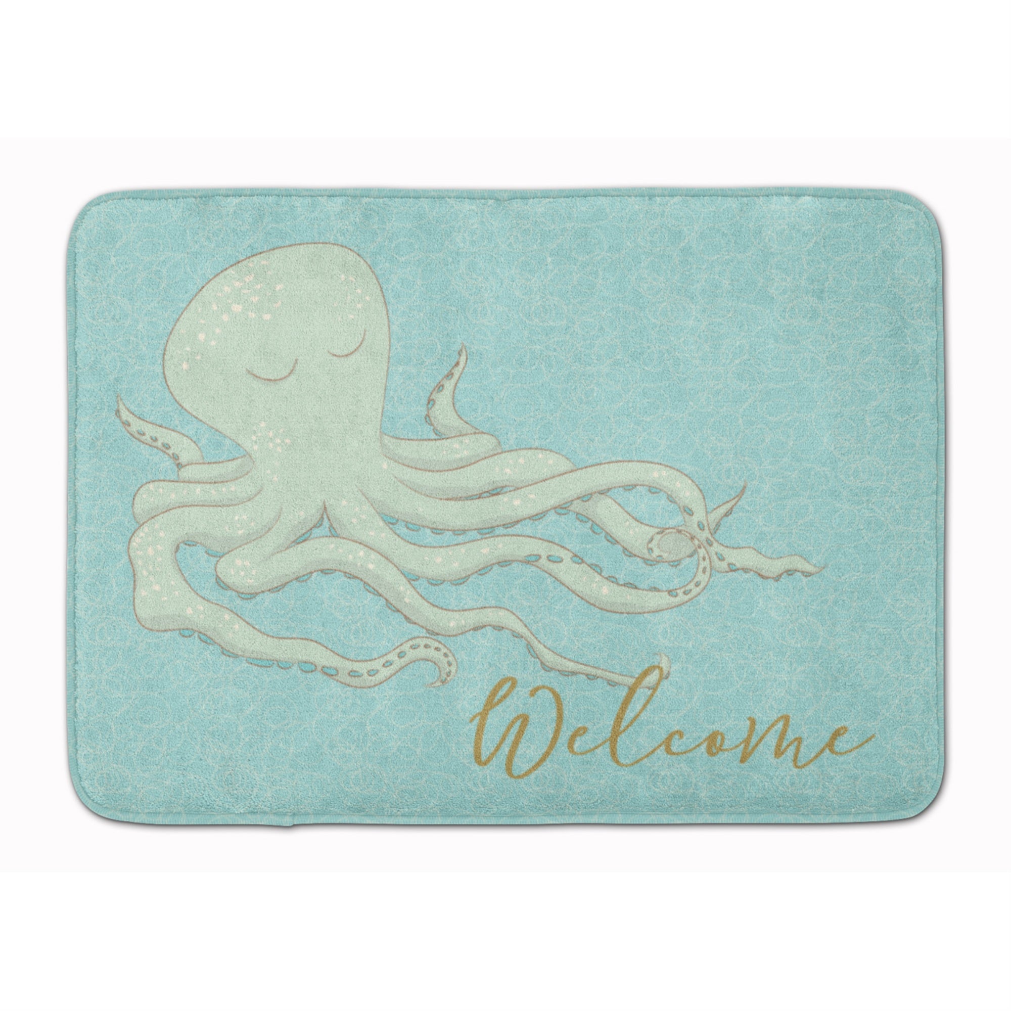 Caroline'S Treasures Octopus Welcome Floor Mat, 19 X 27, Multicolor