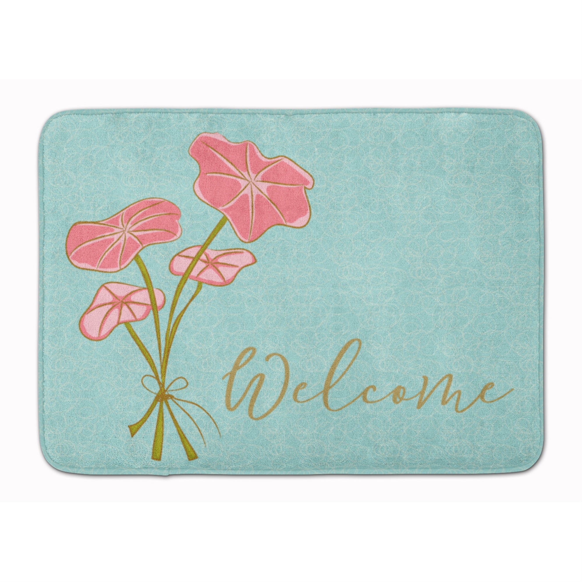 Caroline'S Treasures Bunch Of Flowers Welcome Floor Mat, 19 X 27, Multicolor