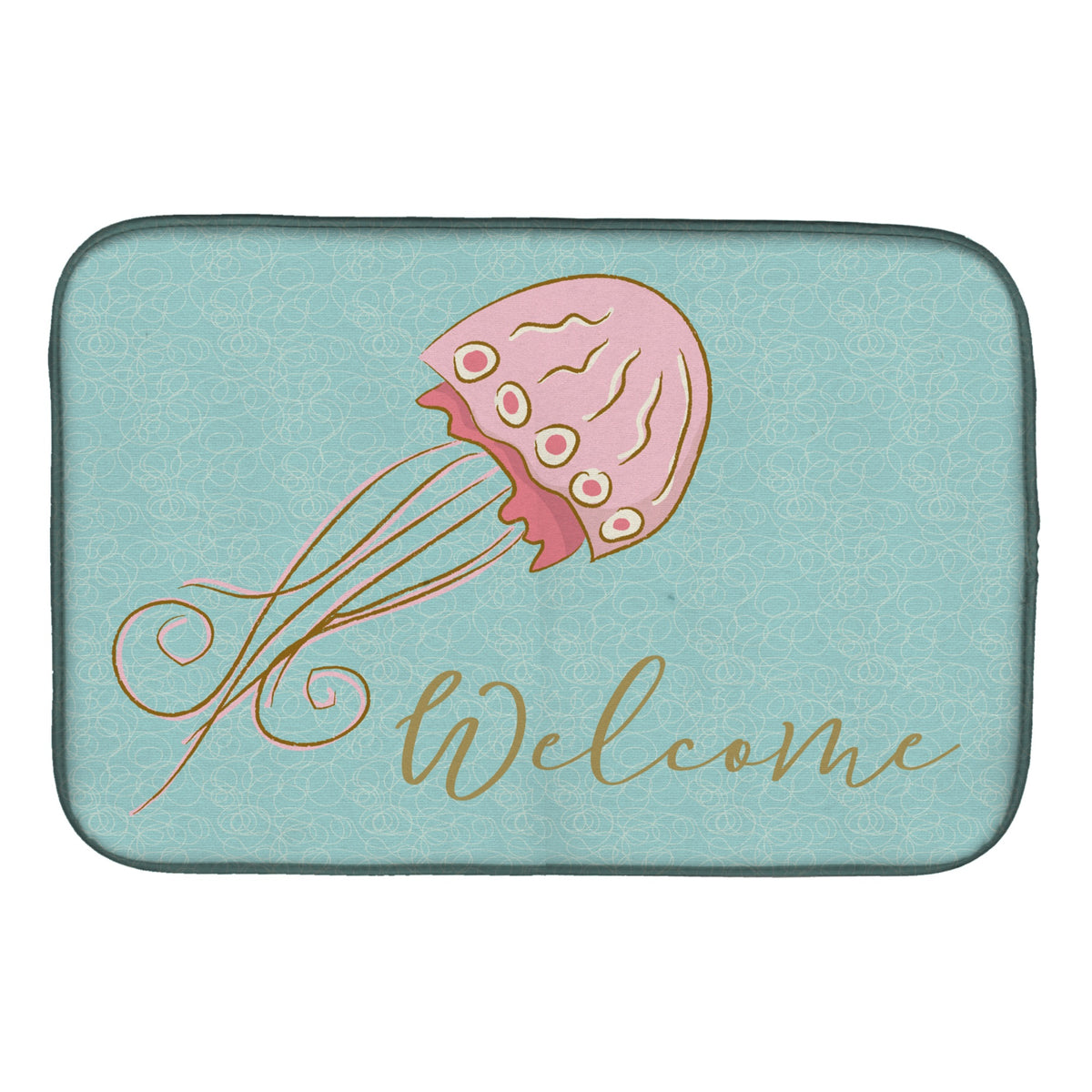 Caroline'S Treasures Bb8555Ddm Dish Drying Mat, 14 X 21, Multicolor