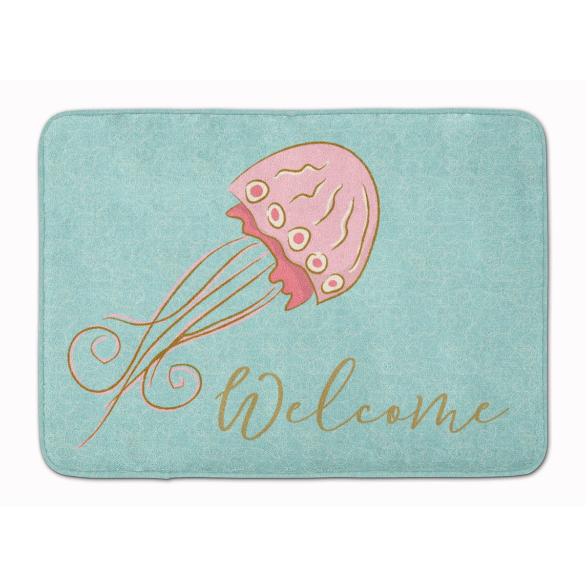 Caroline'S Treasures Jelly Fish Welcome Floor Mat, 19 X 27, Multicolor