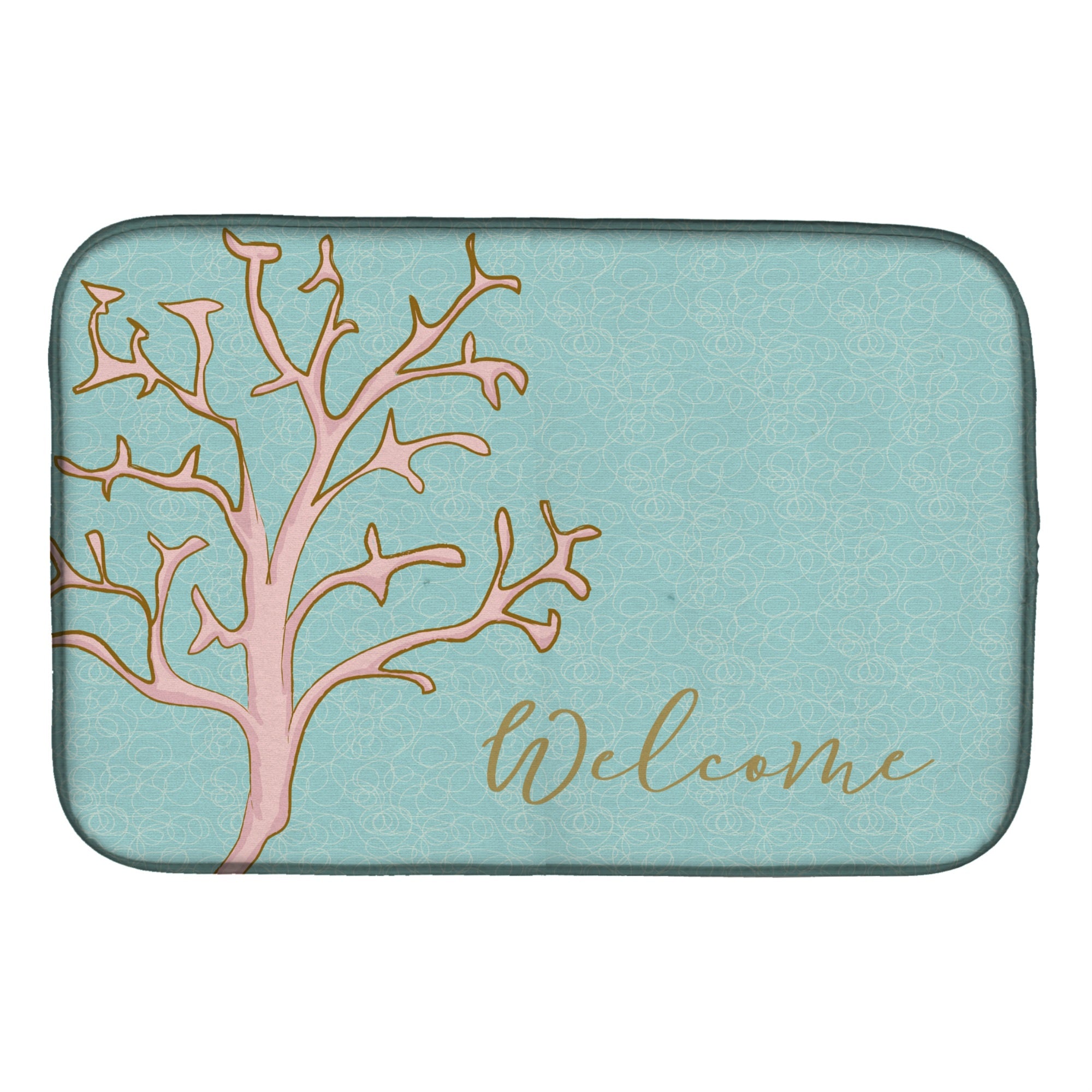 Caroline'S Treasures Bb8556Ddm Dish Drying Mat, 14 X 21