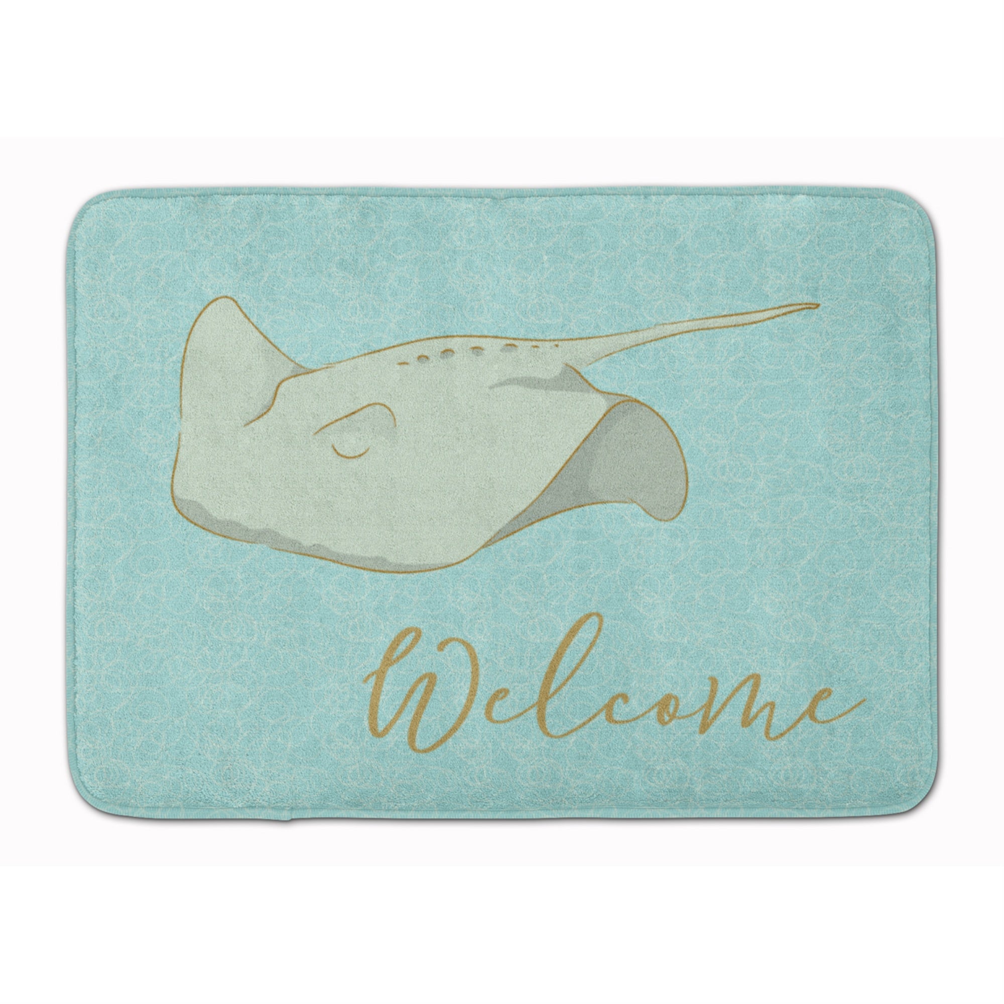 Caroline'S Treasures Sting Ray Welcome Floor Mat, 19 X 27, Multicolor