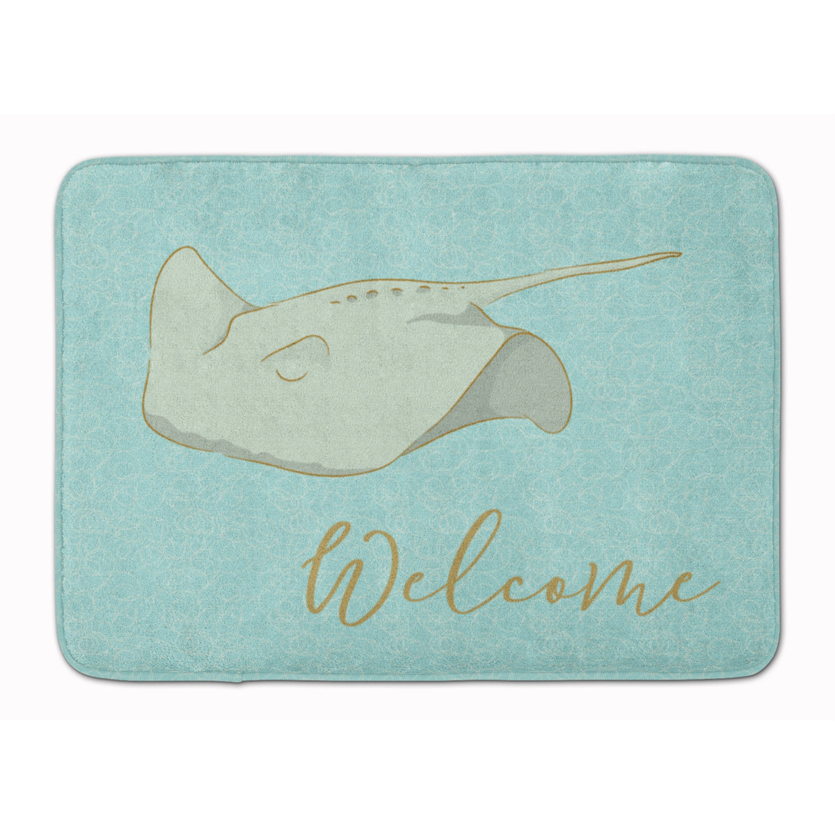 Caroline'S Treasures Sting Ray Welcome Floor Mat, 19 X 27, Multicolor
