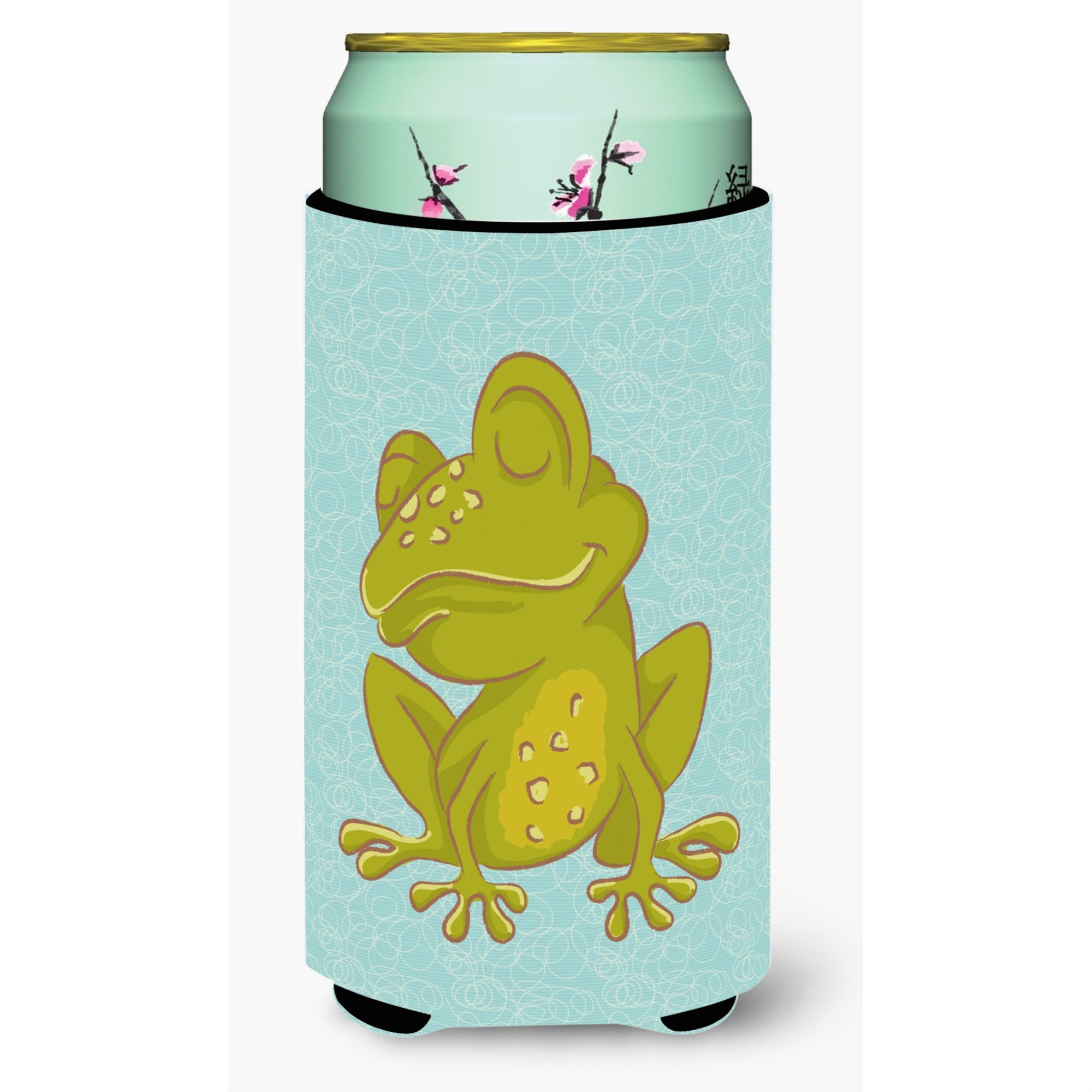 Caroline'S Treasures Frog Artwork Decorative Can Hugger, Tall Boy, Multicolor