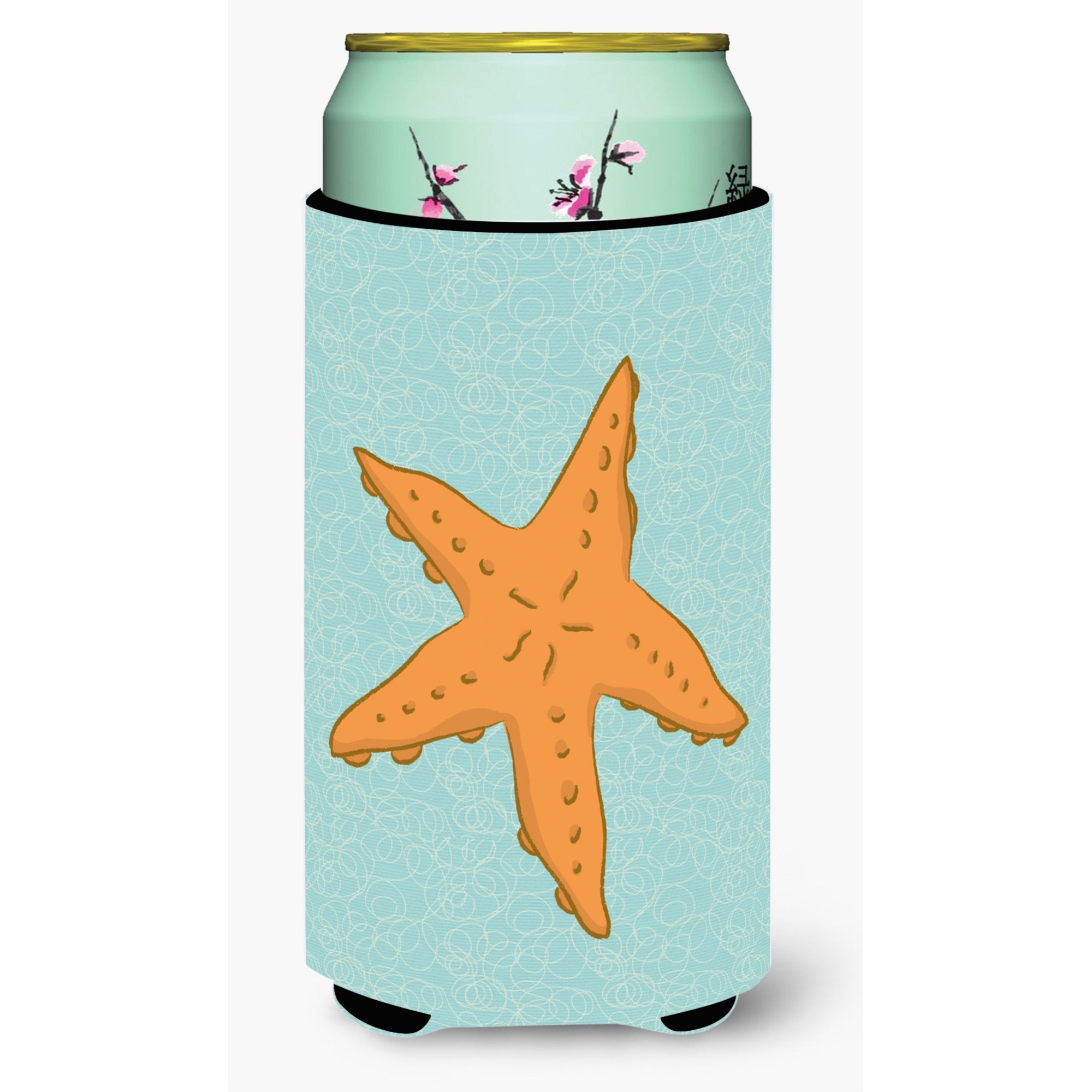 Caroline'S Treasures Starfish Decorative Can Hugger, Tall Boy, Multicolor