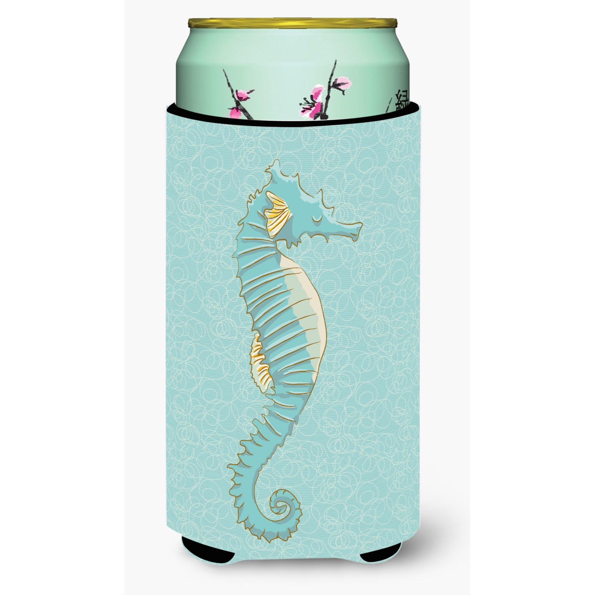 Caroline'S Treasures Seahorse Decorative Can Hugger, Tall Boy, Multicolor