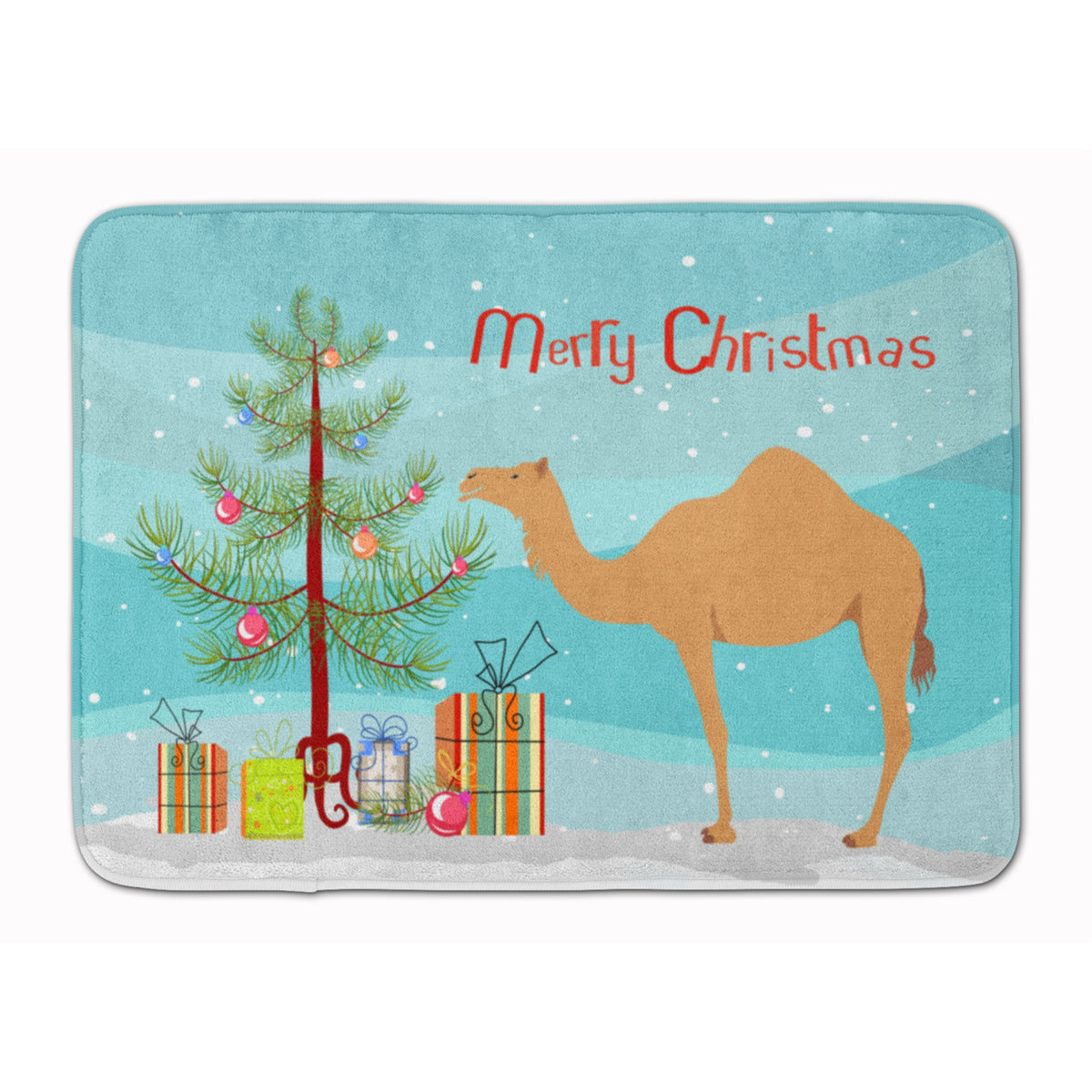Caroline'S Treasures Arabian Camel Dromedary Christmas Floor Mat, 19 X 27, Multicolor