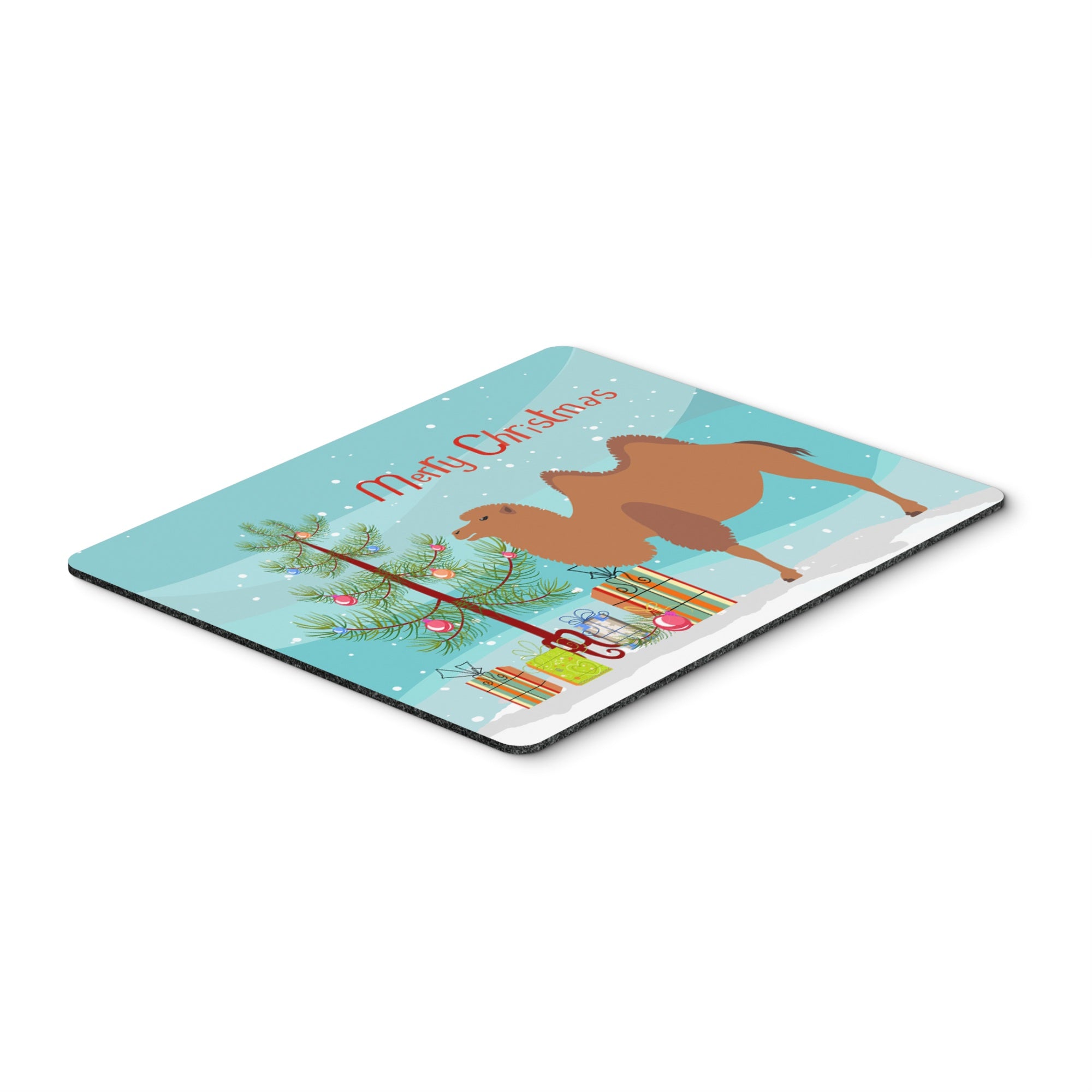 Caroline'S Treasures Bactrian Camel Christmas Mouse & Hot Pad Or Trivet, 7.75 X 9.25, Multicolor (Bb9185Mp)
