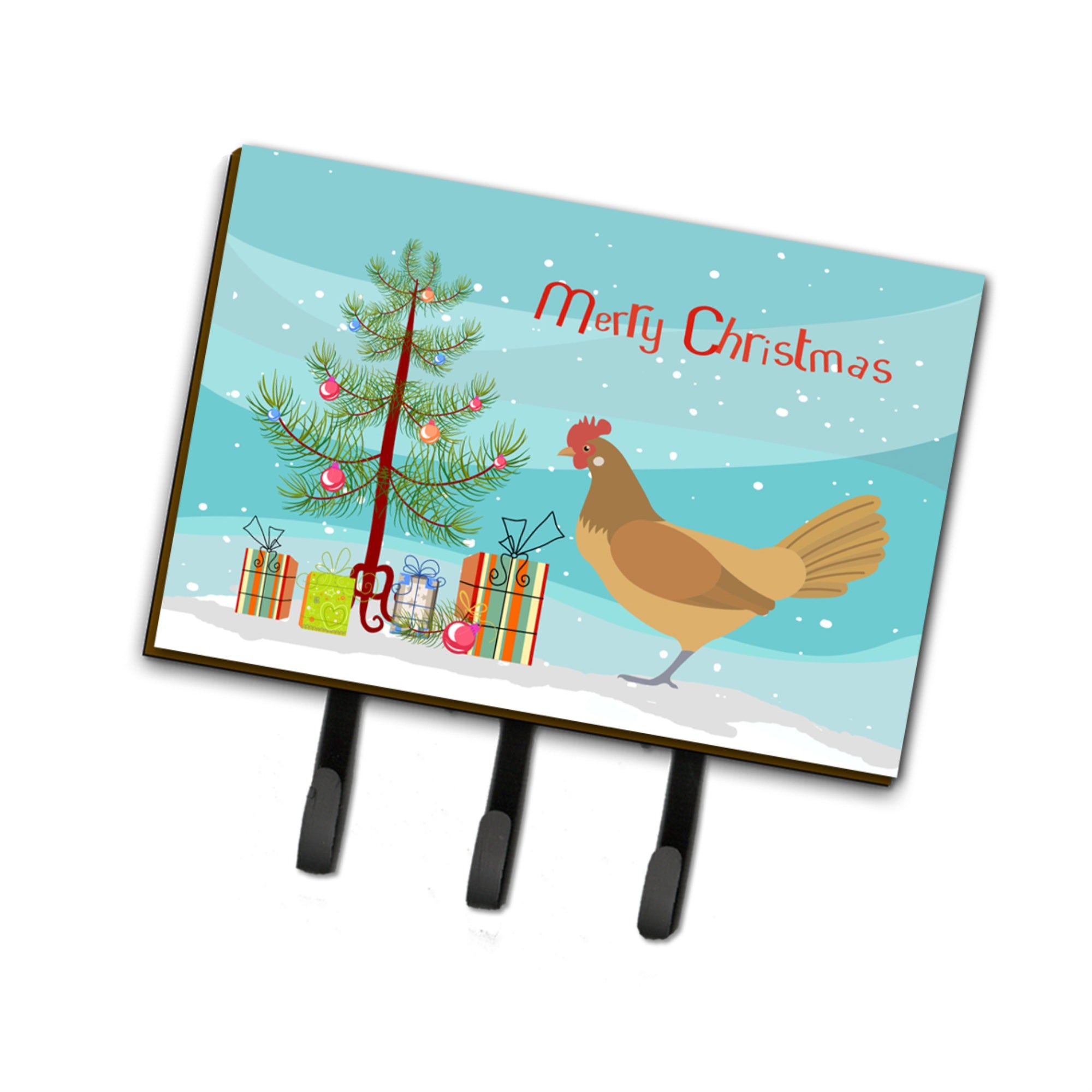 Caroline'S Treasures Frisian Friesian Chicken Christmas Wall Hook, Triple