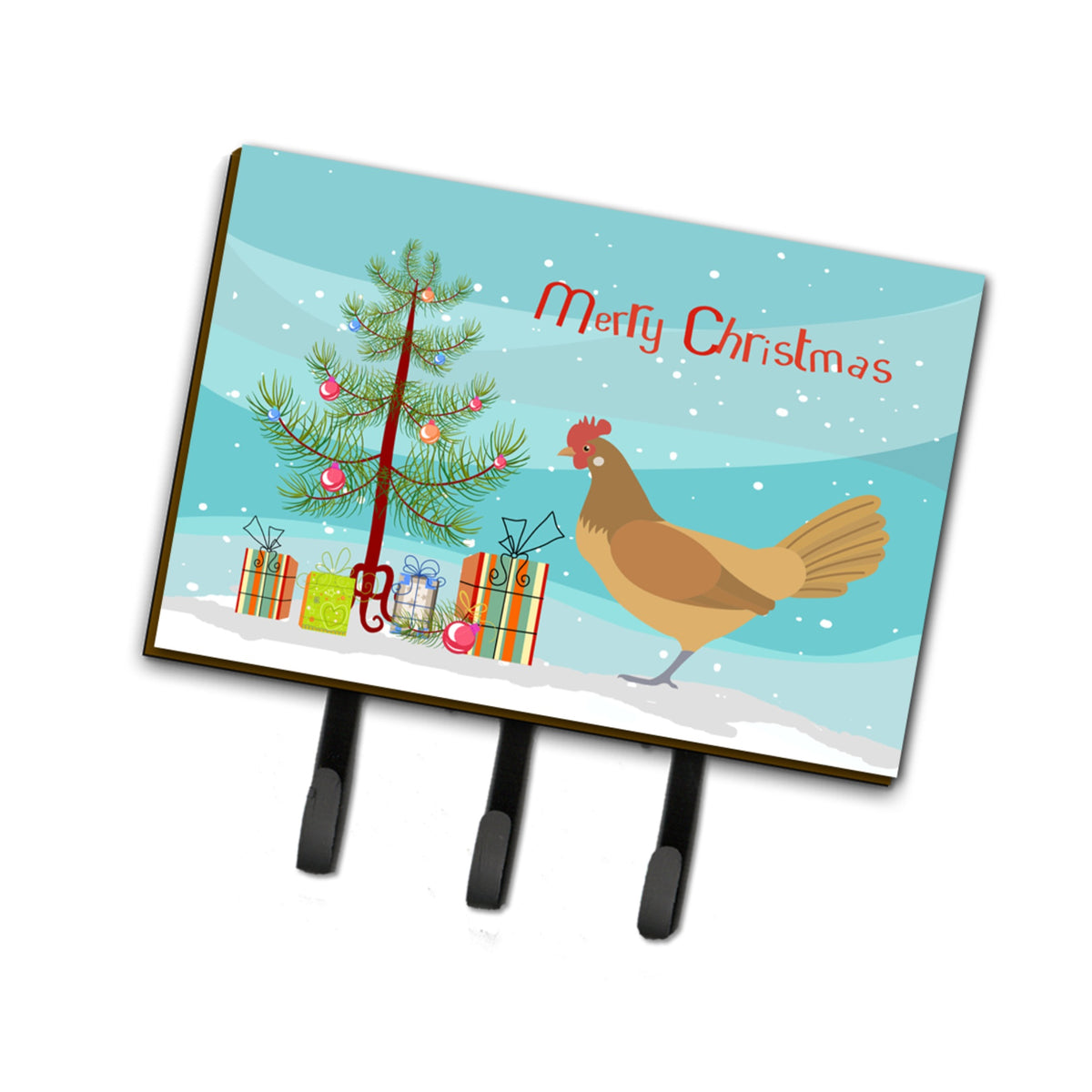 Caroline'S Treasures Frisian Friesian Chicken Christmas Wall Hook, Triple