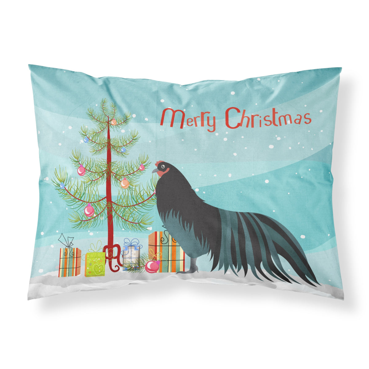 Caroline'S Treasures Sumatra Chicken Christmas Pillowcase, Standard, Multicolor