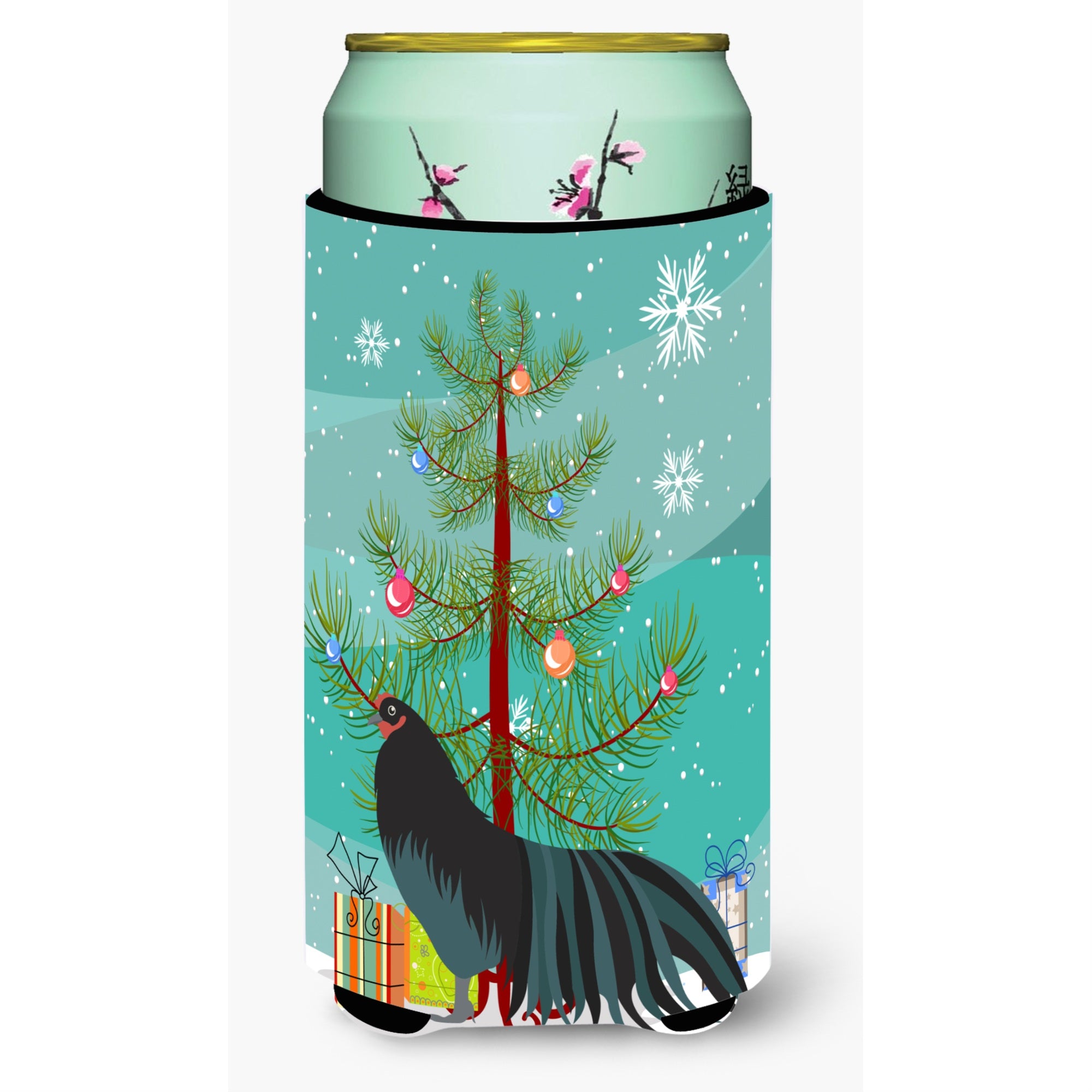 Caroline'S Treasures Sumatra Chicken Christmas Decorative Can Hugger, Tall, Multicolor