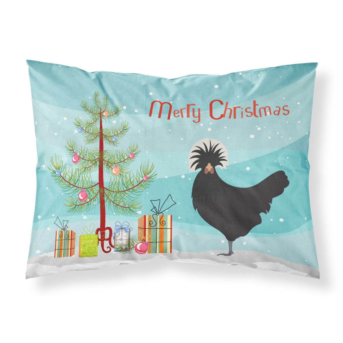 Caroline'S Treasures Polish Poland Chicken Christmas Pillowcase, Standard, Multicolor