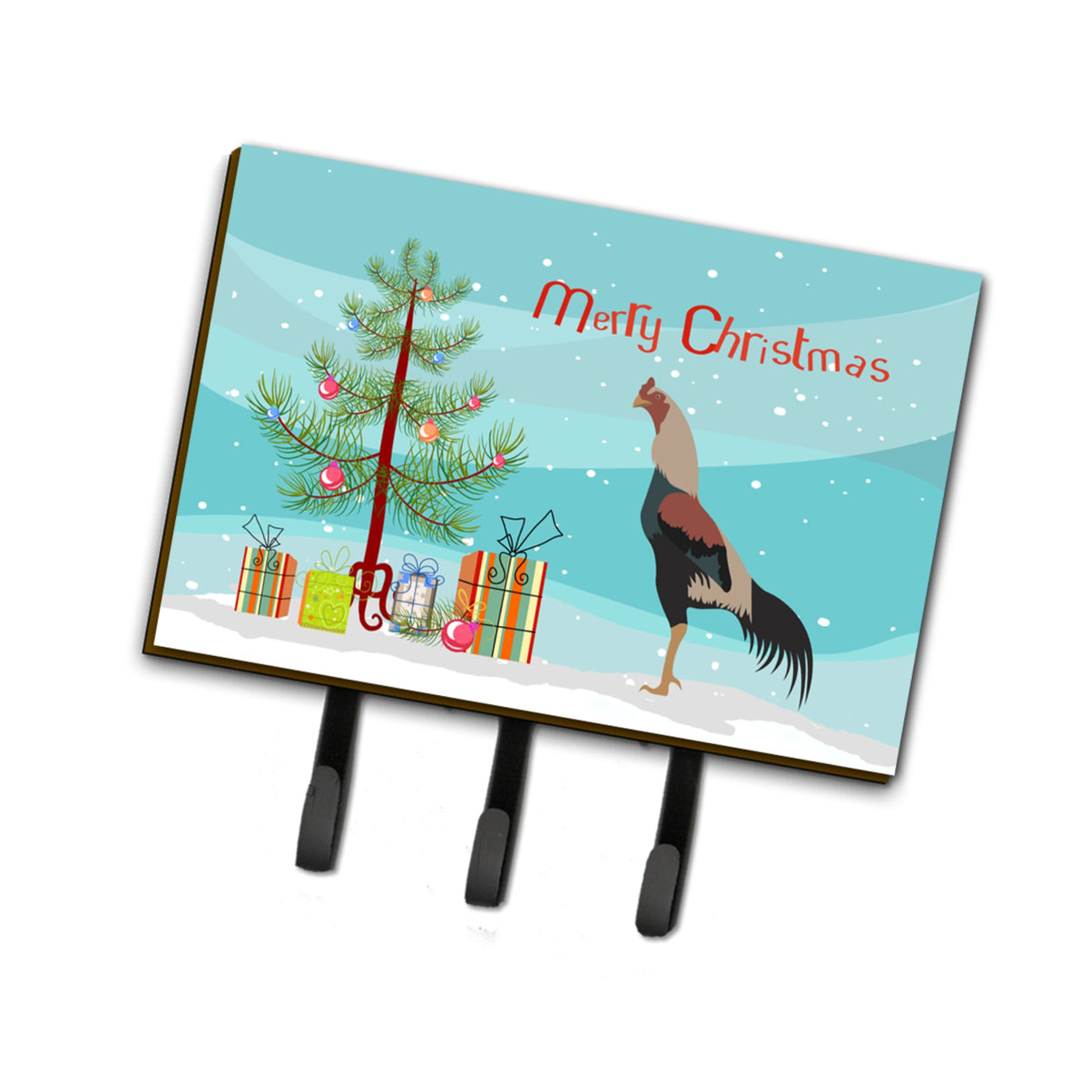Caroline'S Treasures Kulang Chicken Christmas Wall Hook, Triple