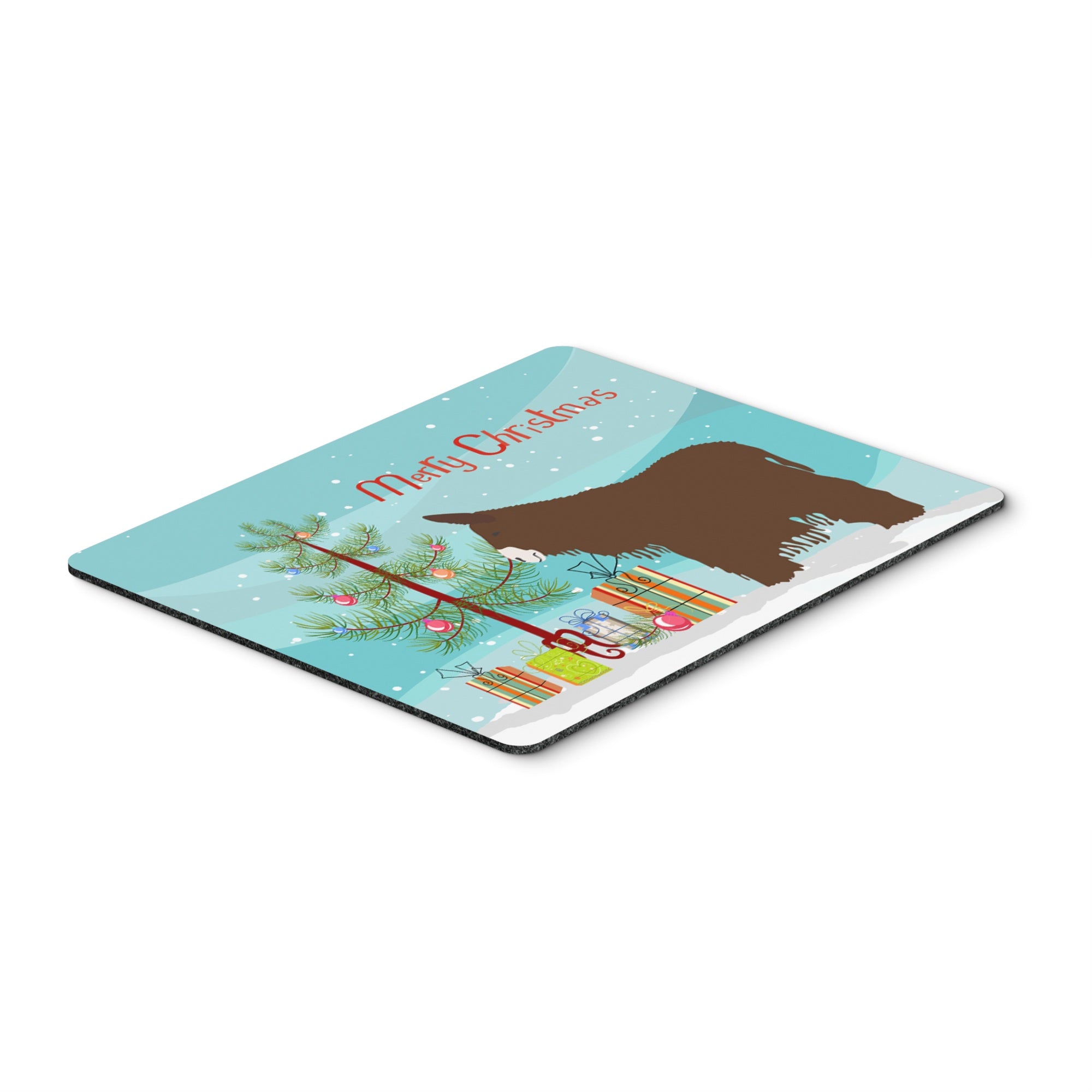 Caroline'S Treasures Poitou Poiteuin Donkey Christmas Mouse & Hot Pad Or Trivet, 7.75 X 9.25, Multicolor (Bb9219Mp)