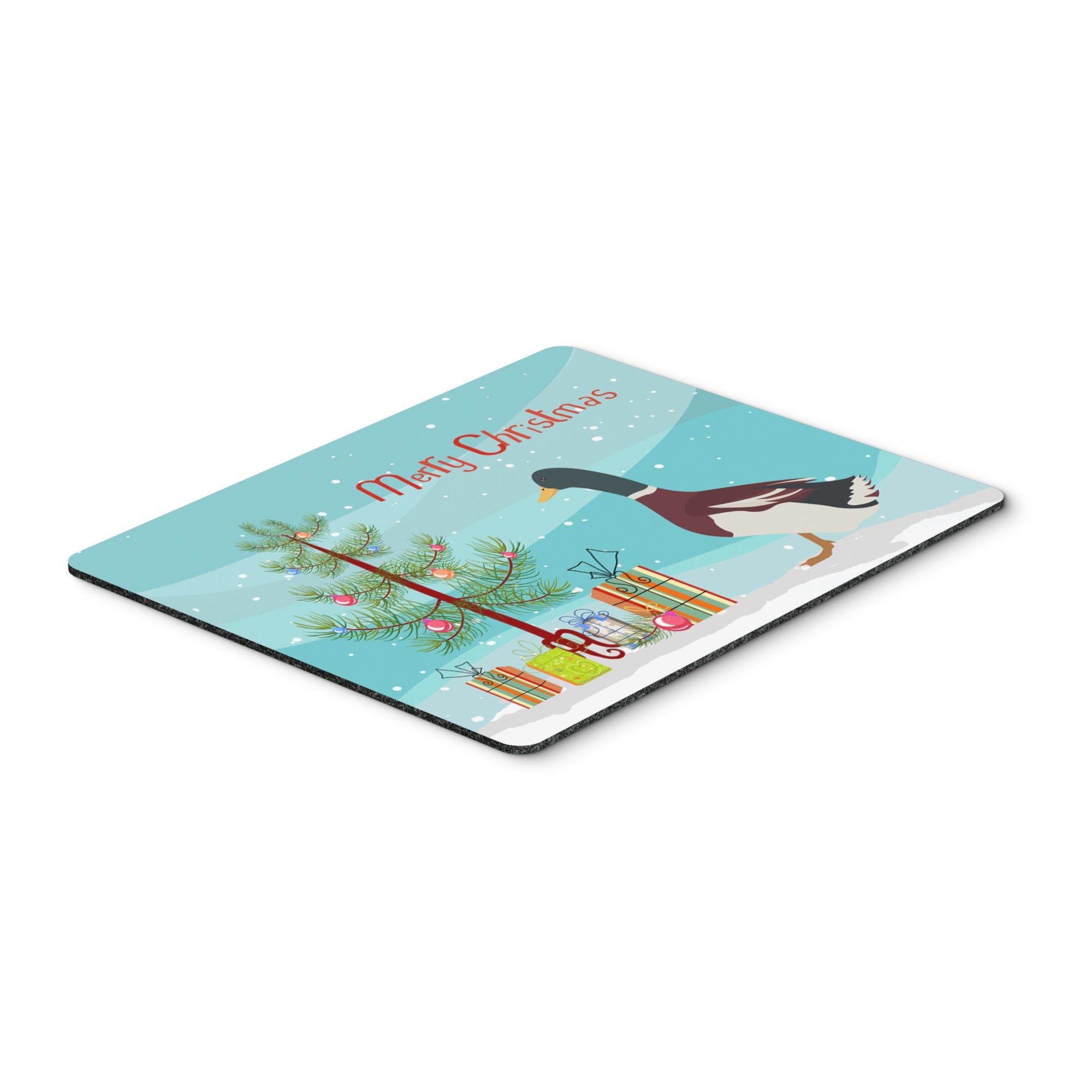 Caroline'S Treasures Rouen Duck Christmas Mouse & Hot Pad Or Trivet, 7.75 X 9.25, Multicolor (Bb9223Mp)