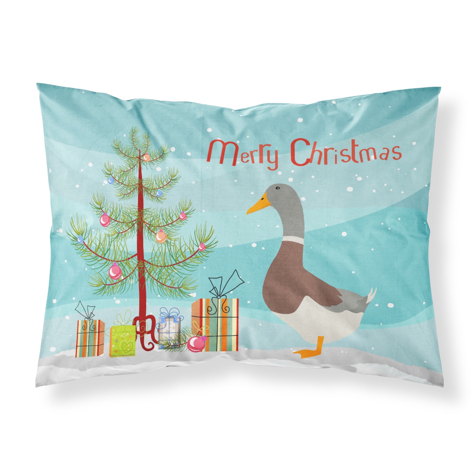Caroline'S Treasures Saxony Sachsenente Duck Christmas Pillowcase, Standard, Multicolor