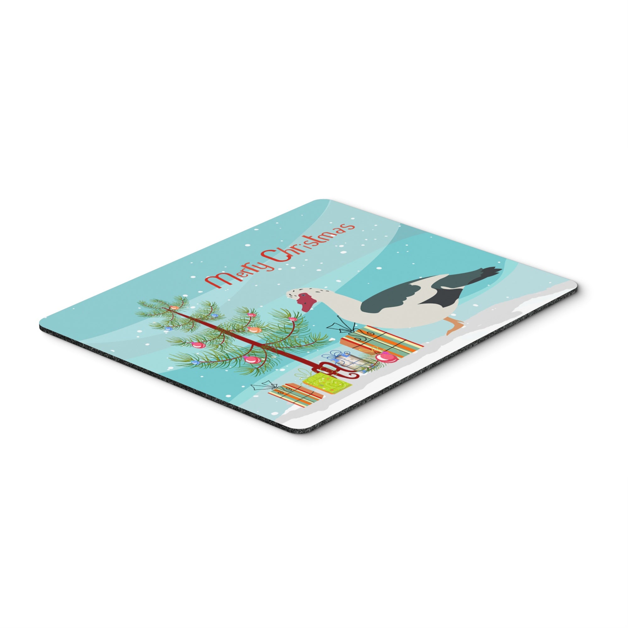 Caroline'S Treasures Muscovy Duck Christmas Mouse & Hot Pad Or Trivet, 7.75 X 9.25, Multicolor (Bb9231Mp)