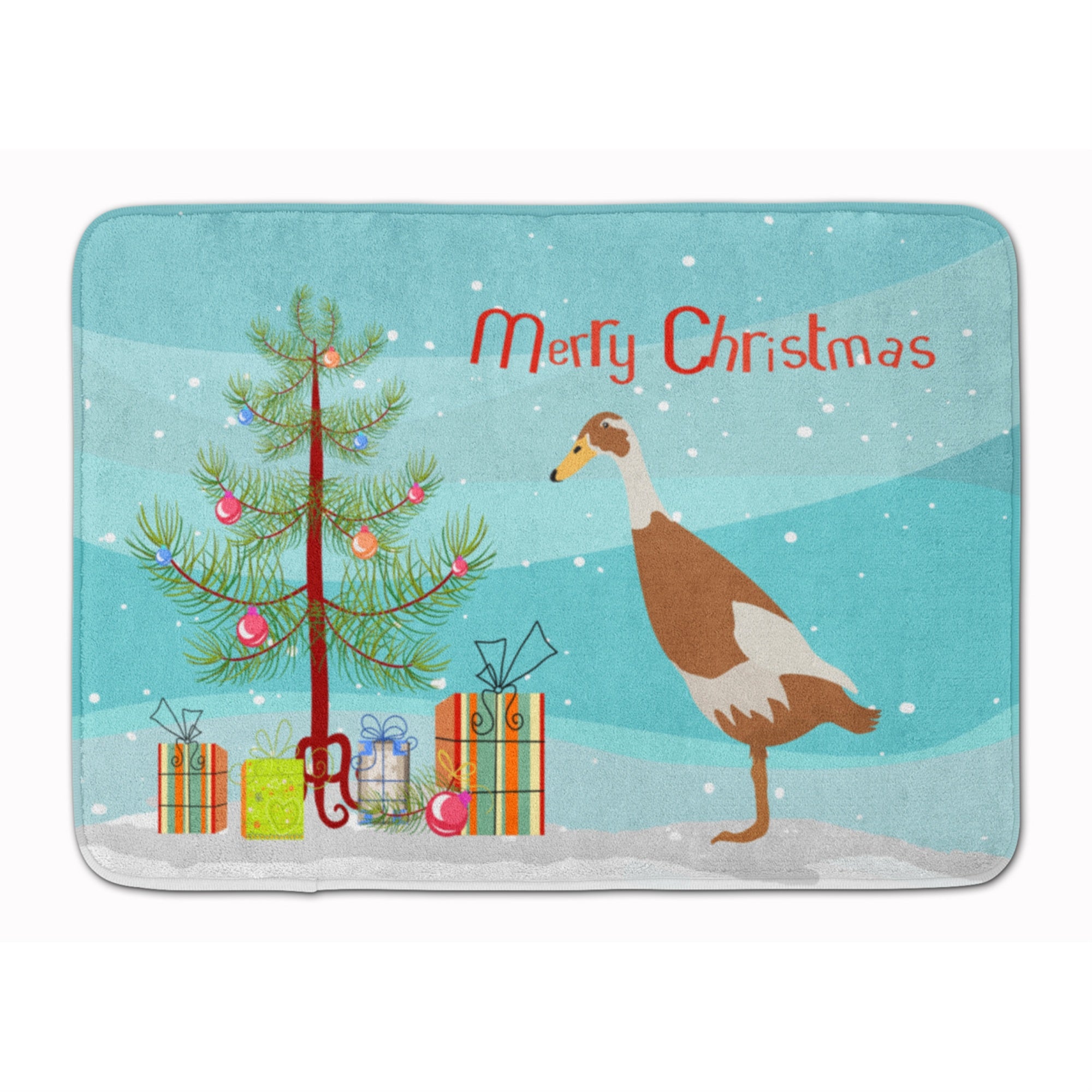 Caroline'S Treasures Indian Runner Duck Christmas Floor Mat, 19 X 27, Multicolor