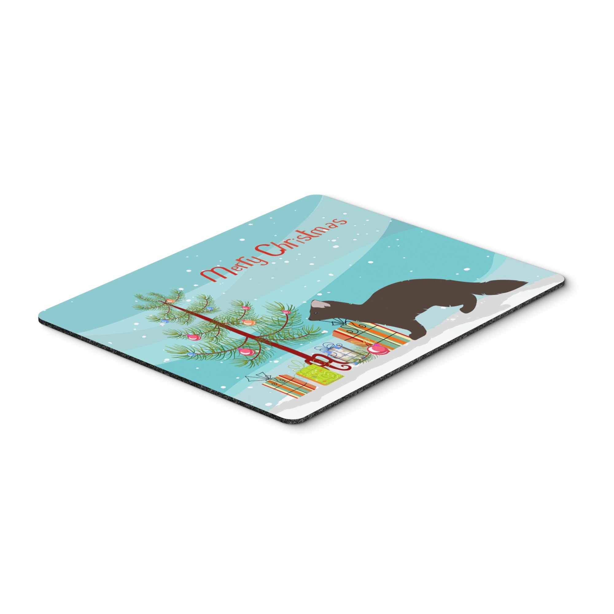 Caroline'S Treasures Sable Marten Christmas Mouse & Hot Pad Or Trivet, 7.75 X 9.25, Multicolor (Bb9236Mp)