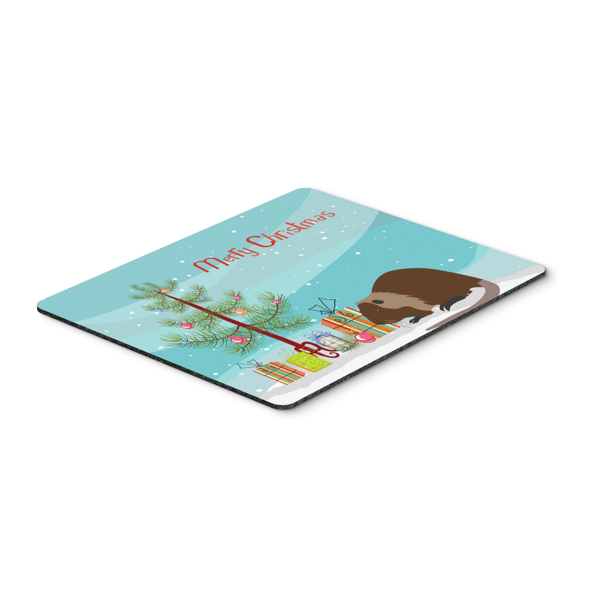 Caroline'S Treasures Coypu Nutria River Rat Christmas Mouse & Hot Pad Or Trivet, 7.75 X 9.25, Multicolor (Bb9246Mp)