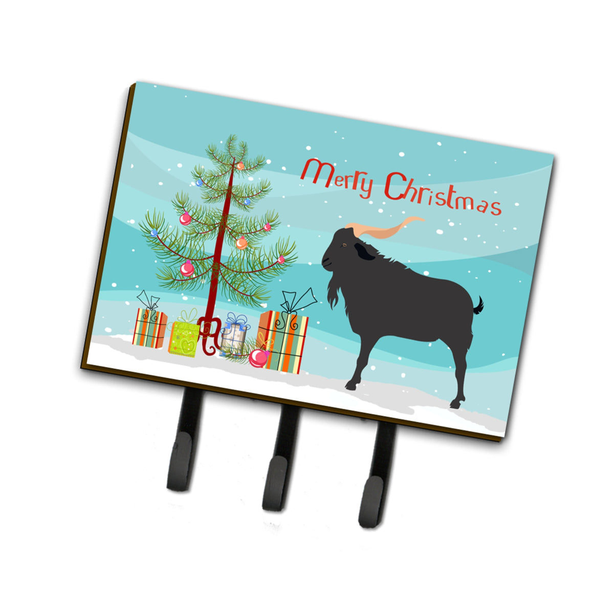 Caroline'S Treasures Verata Goat Christmas Wall Hook, Triple