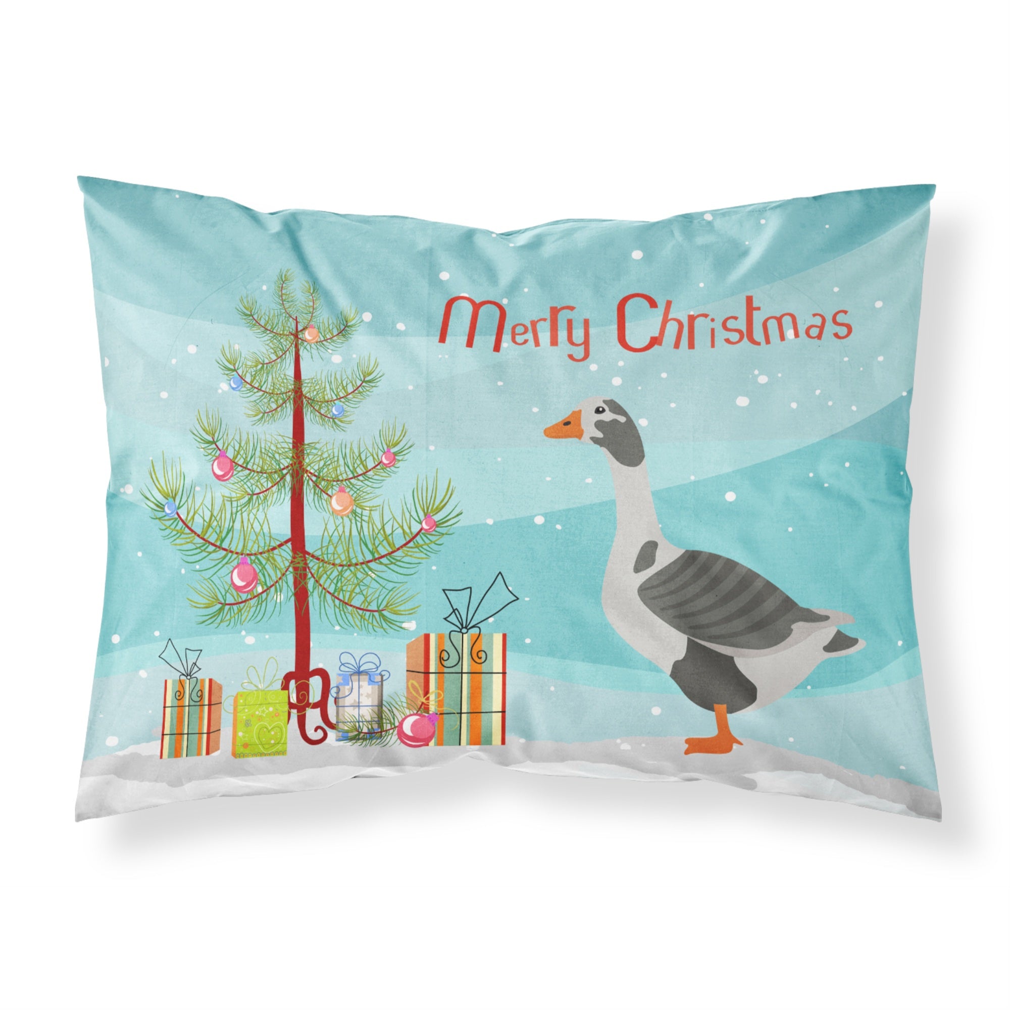 Caroline'S Treasures West Of England Goose Christmas Pillowcase, Standard, Multicolor