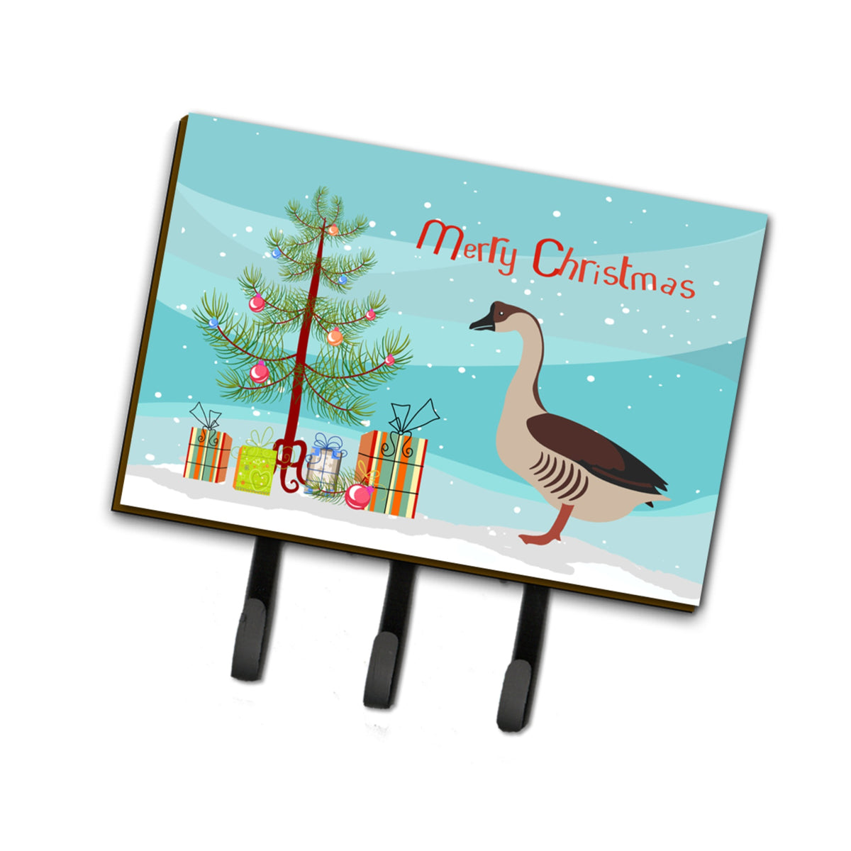 Caroline'S Treasures Chinese Goose Christmas Wall Hook, Triple