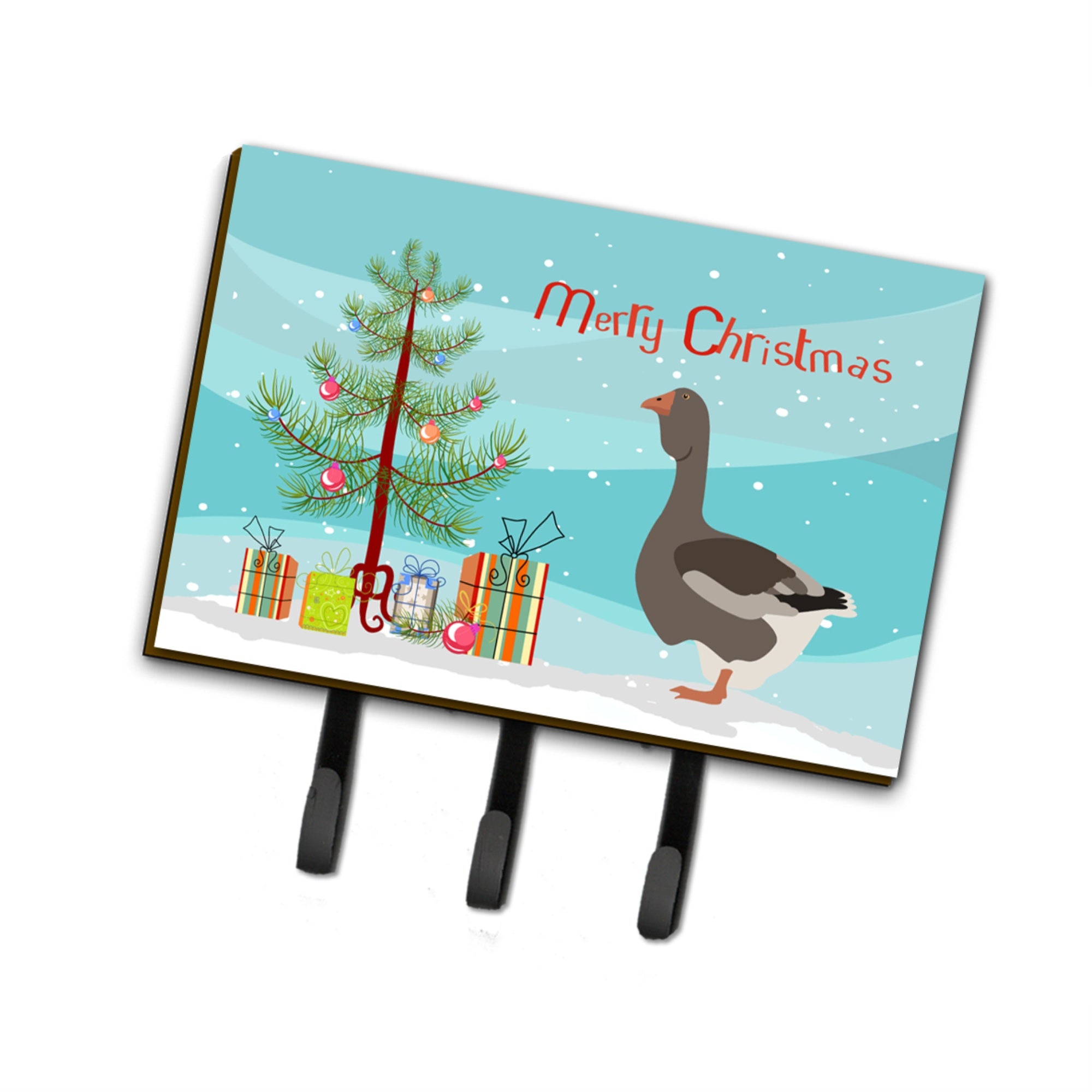 Caroline'S Treasures Toulouse Goose Christmas Wall Hook, Triple