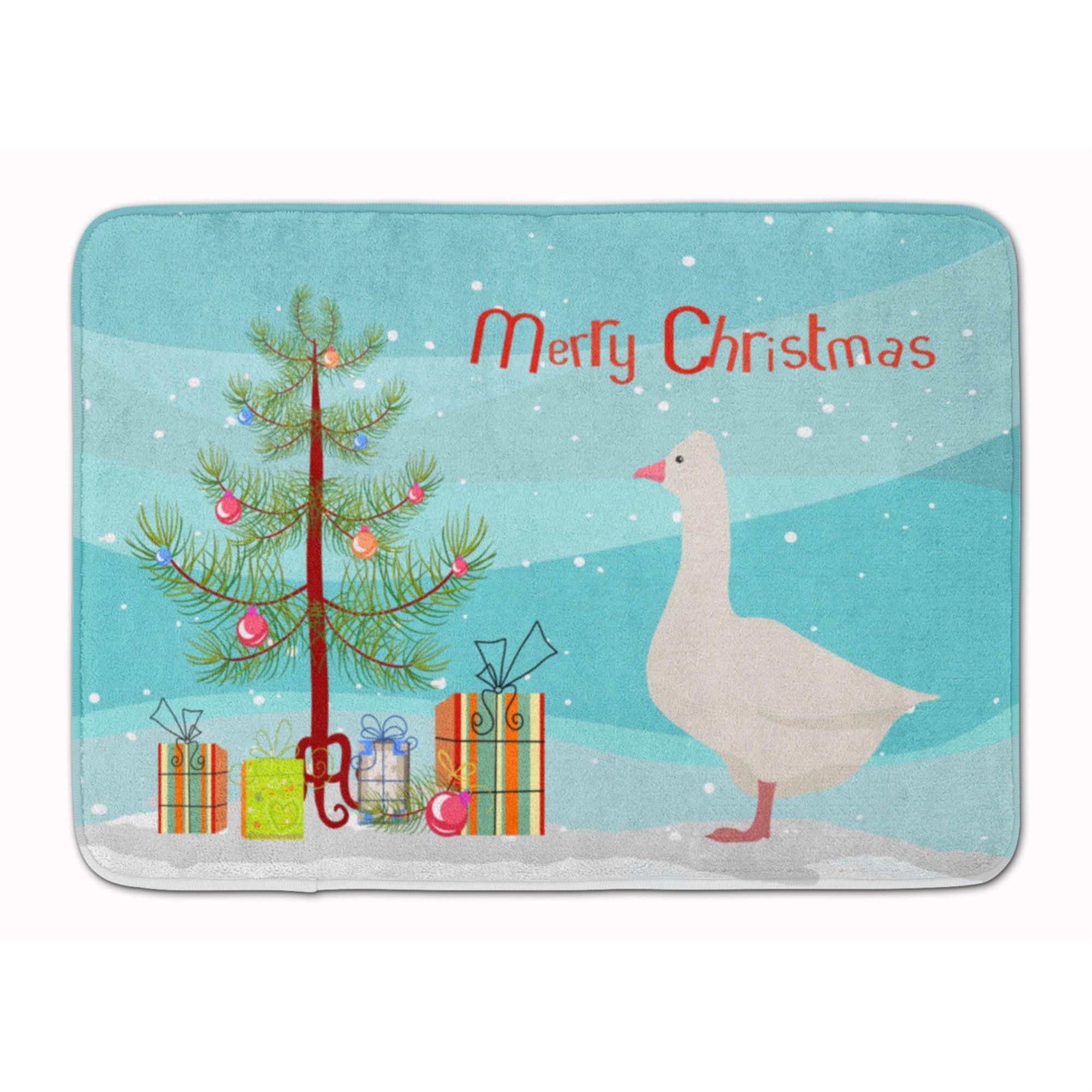 Caroline'S Treasures Roman Goose Christmas Floor Mat, 19 X 27, Multicolor