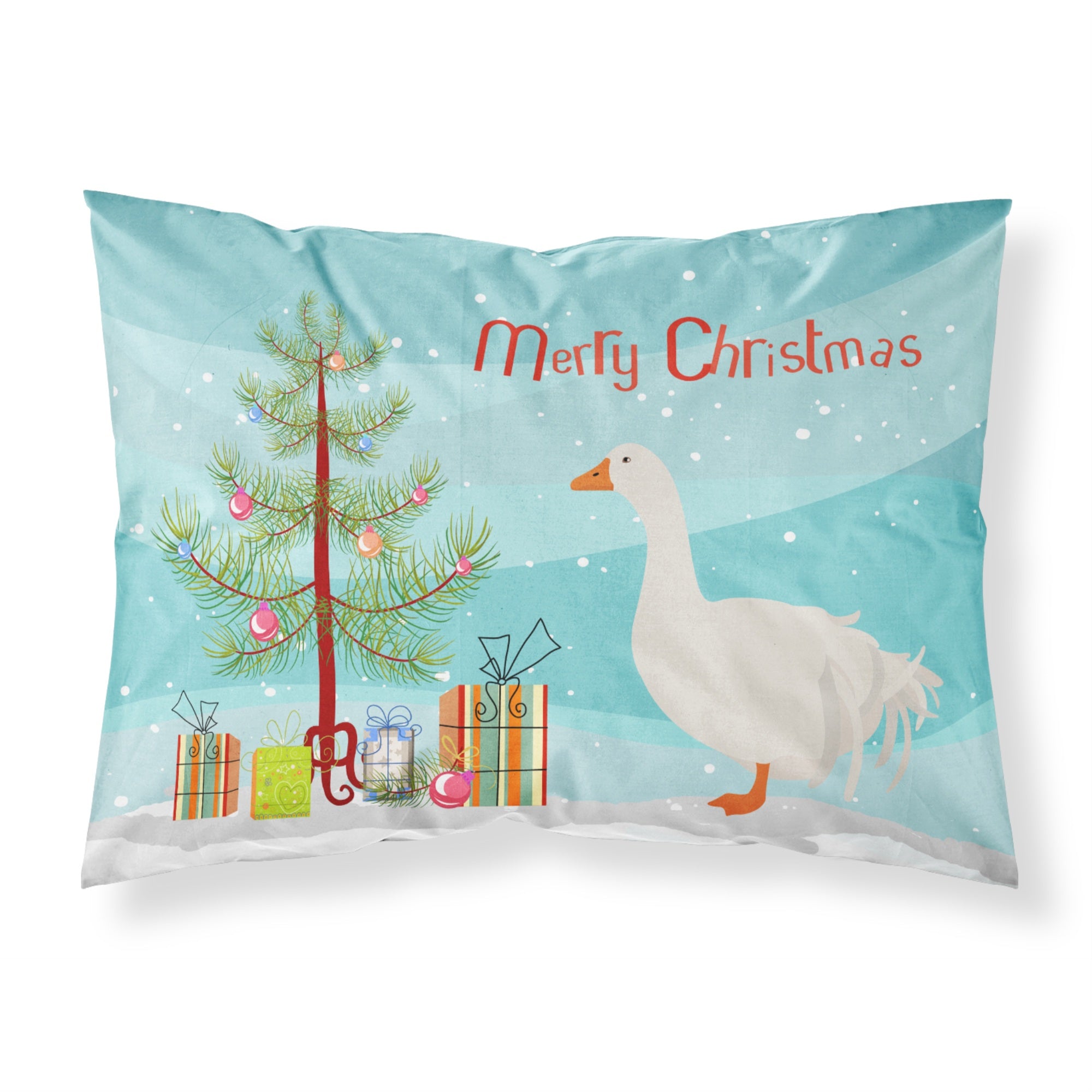 Caroline'S Treasures Sebastopol Goose Christmas Pillowcase, Standard, Multicolor