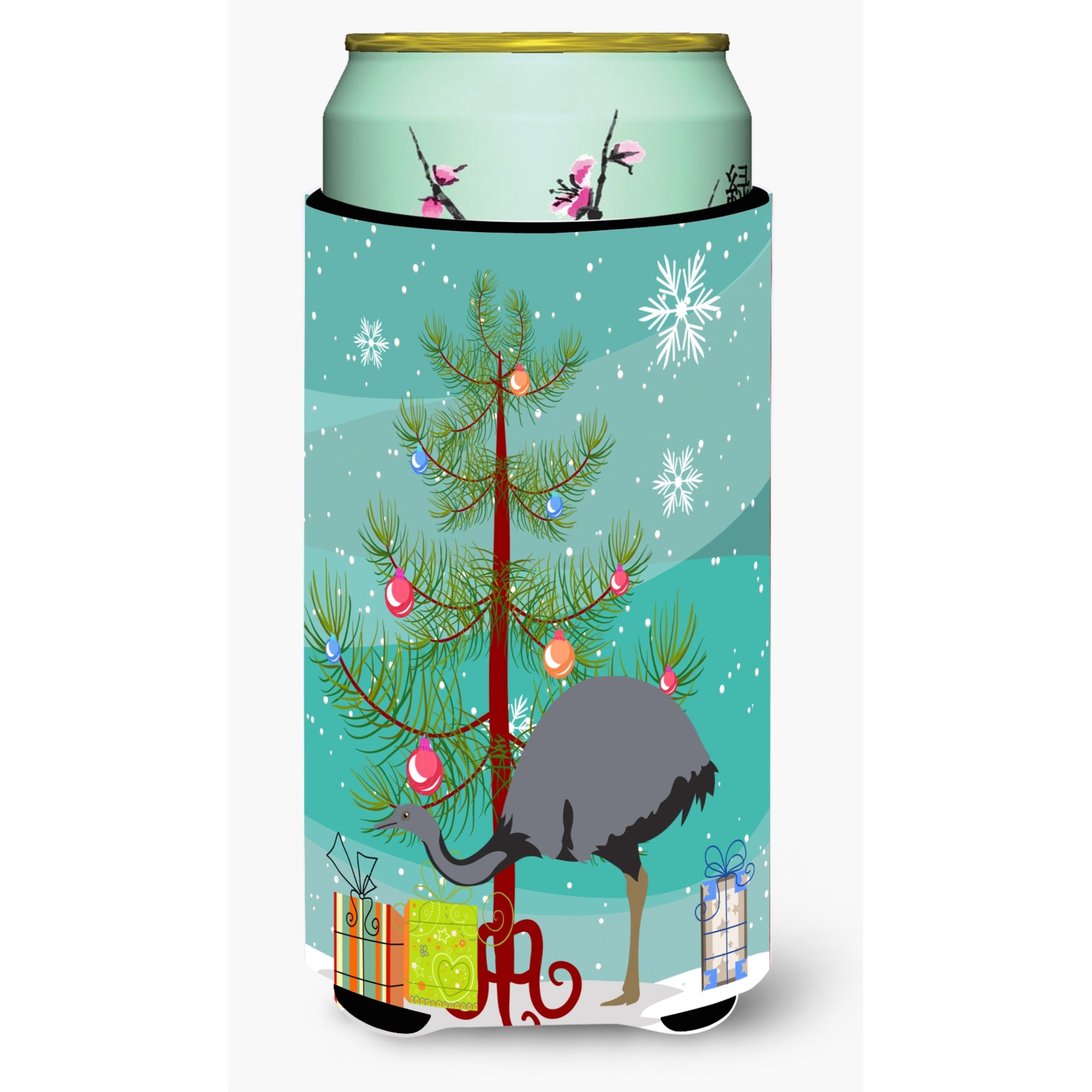 Caroline'S Treasures Rhea Christmas Decorative Can Hugger, Tall, Multicolor