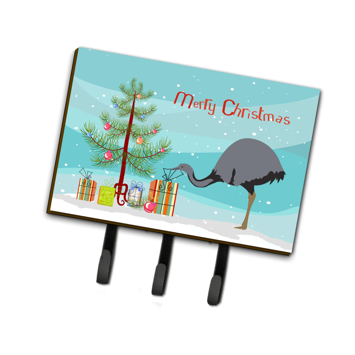Caroline'S Treasures Rhea Christmas Wall Hook, Triple, Multicolor