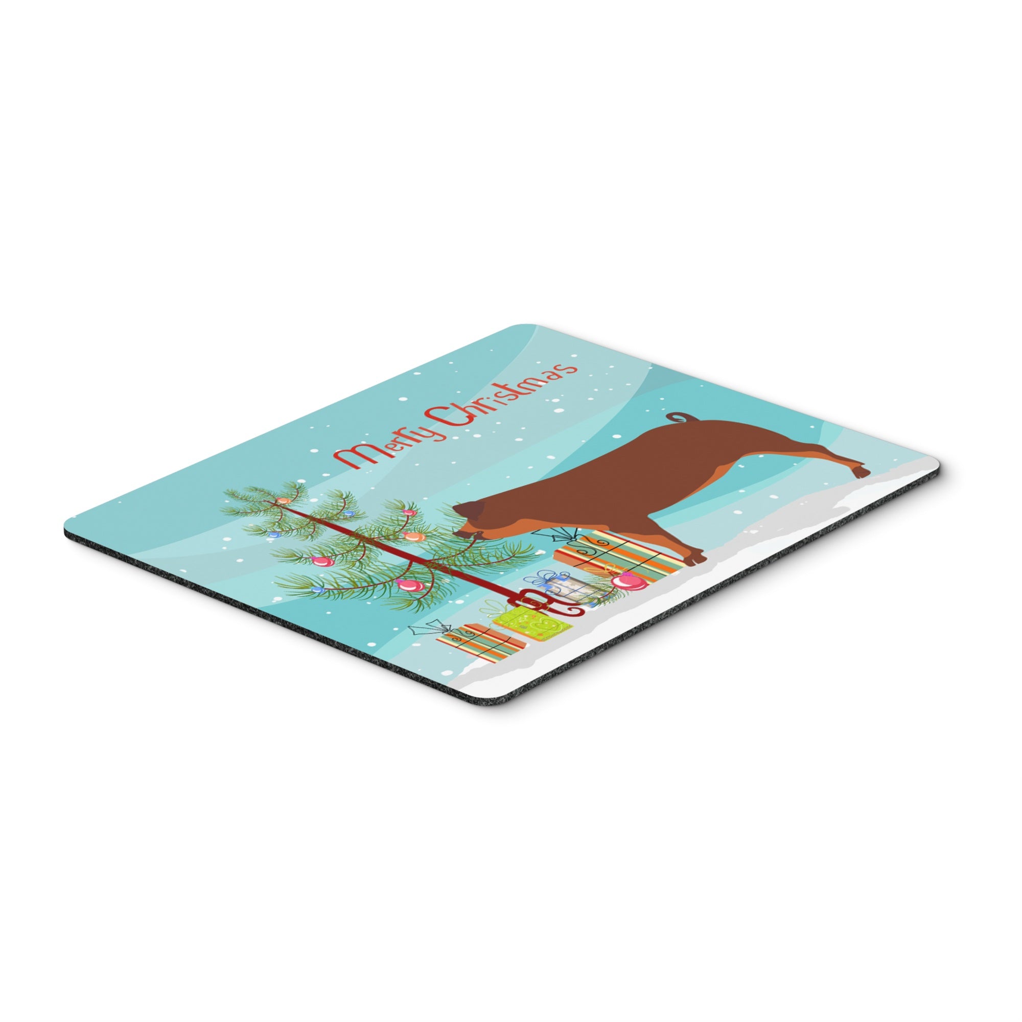 Caroline'S Treasures Duroc Pig Christmas Mouse & Hot Pad Or Trivet, 7.75 X 9.25, Multicolor (Bb9309Mp)