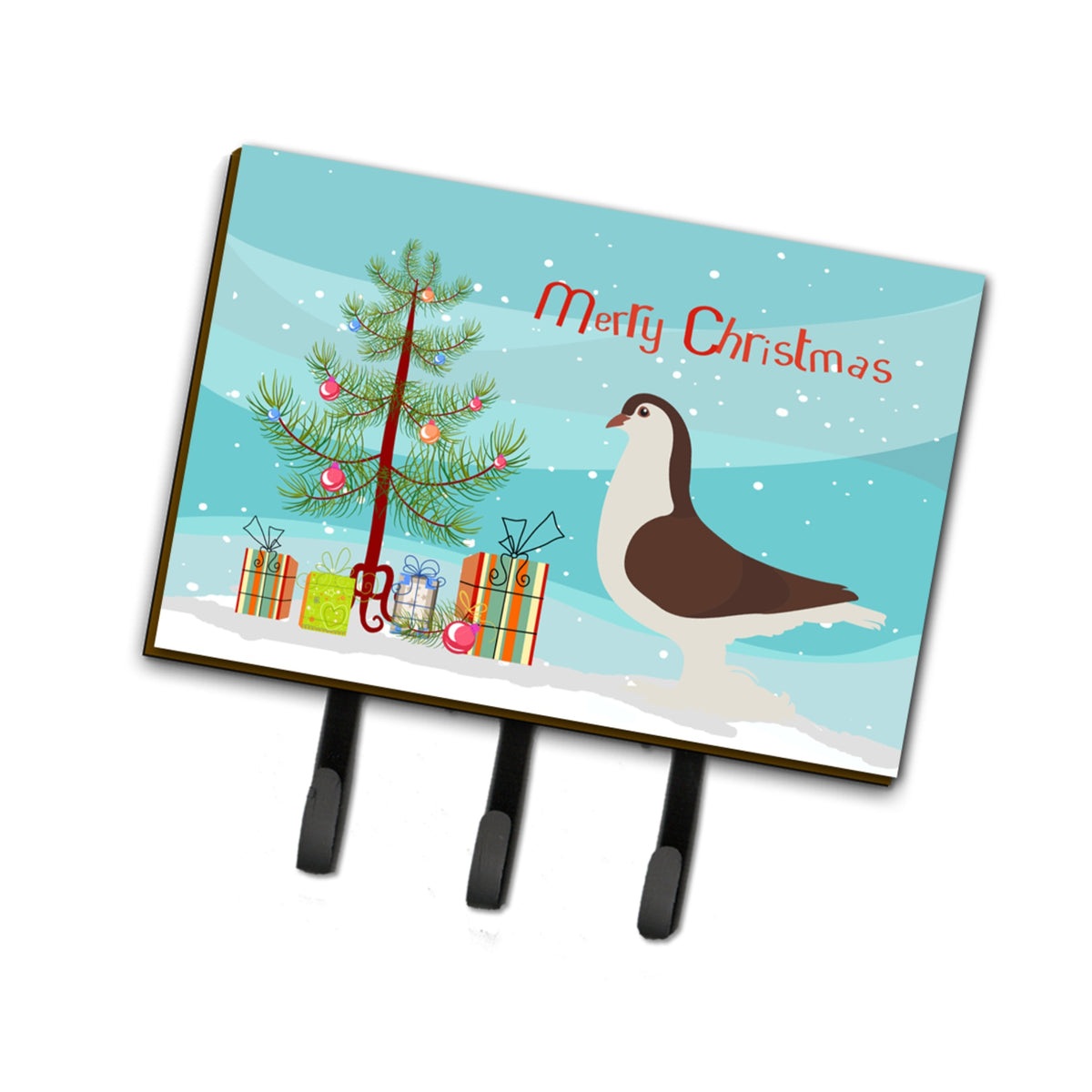 Caroline'S Treasures Large Pigeon Christmas Wall Hook, Triple
