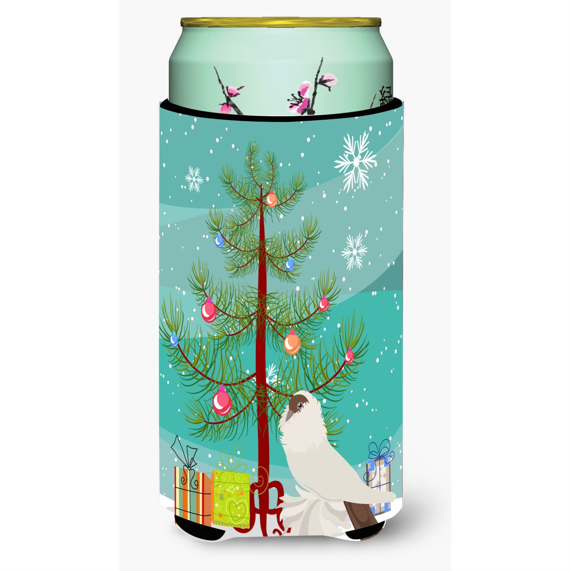 Caroline'S Treasures German Helmet Pigeon Christmas Decorative Can Hugger, Tall, Multicolor