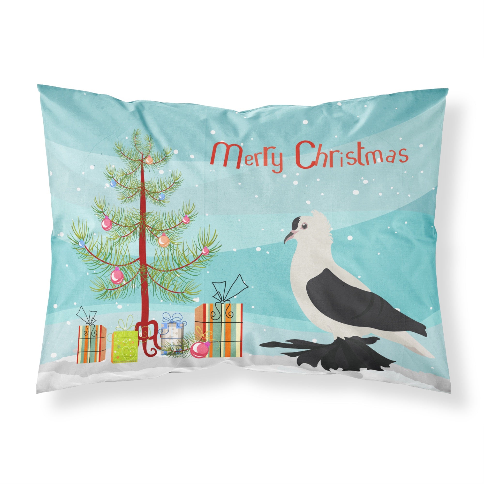 Caroline'S Treasures Saxon Fairy Swallow Pigeon Christmas Pillowcase, Standard, Multicolor