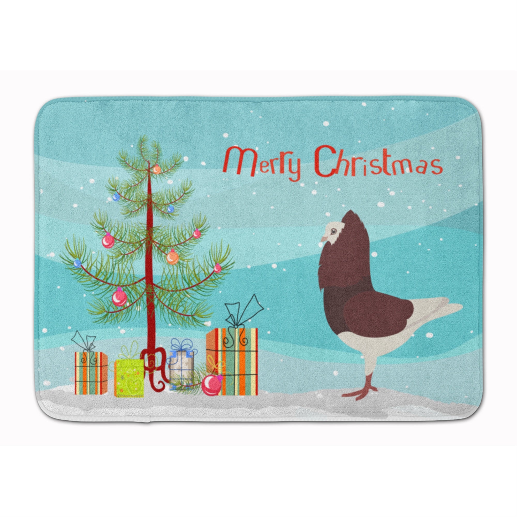 Caroline'S Treasures Capuchin Red Pigeon Christmas Floor Mat, 19 X 27, Multicolor