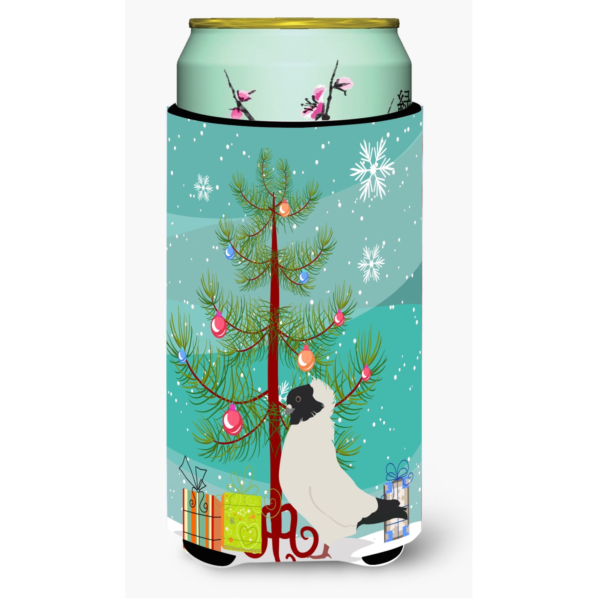 Caroline'S Treasures Nun Pigeon Christmas Decorative Can Hugger, Tall, Multicolor