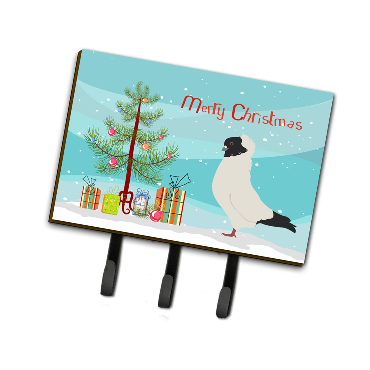 Caroline'S Treasures Nun Pigeon Christmas Wall Hook, Triple, Multicolor
