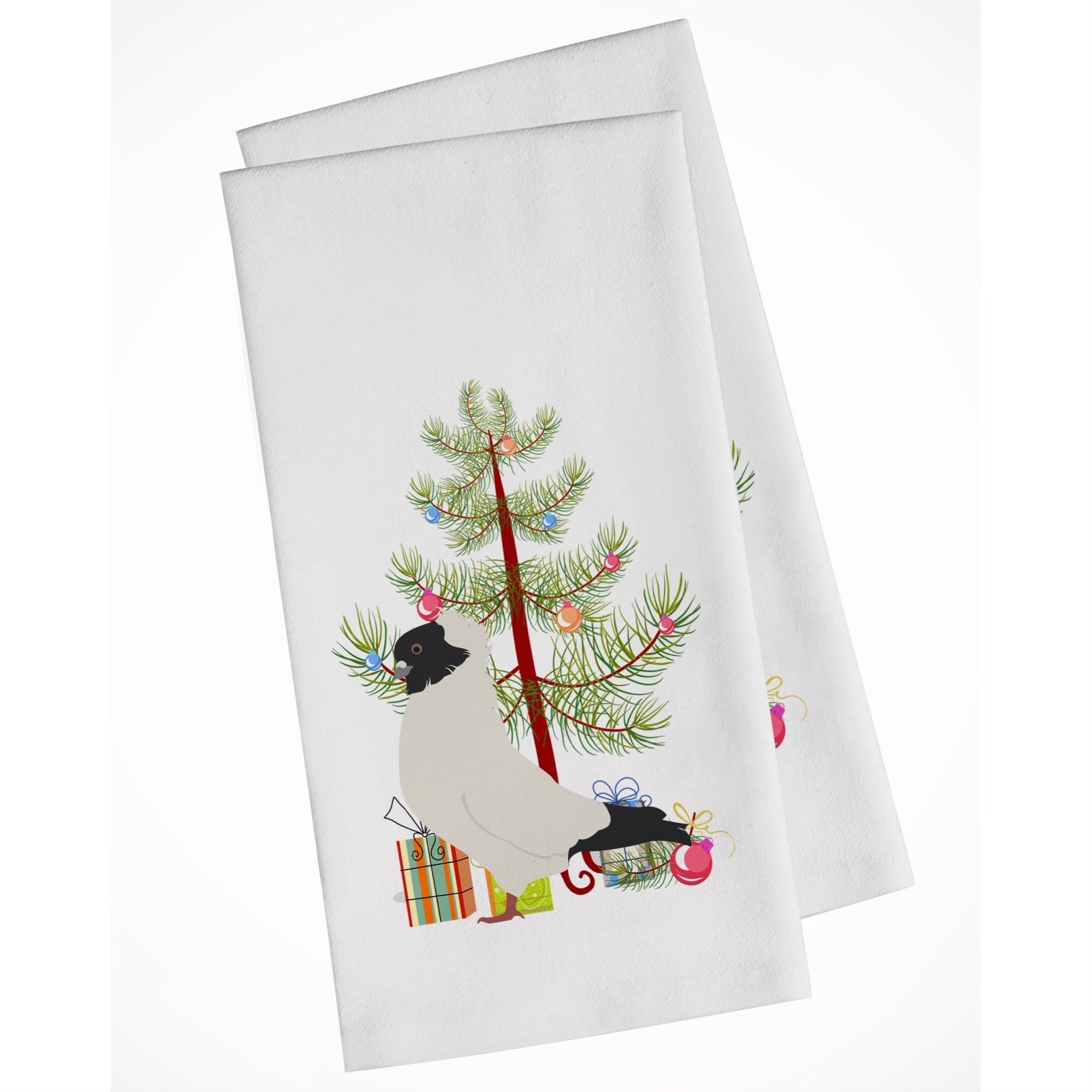 Nun Pigeon Christmas White Kitchen Towel Set Of 2